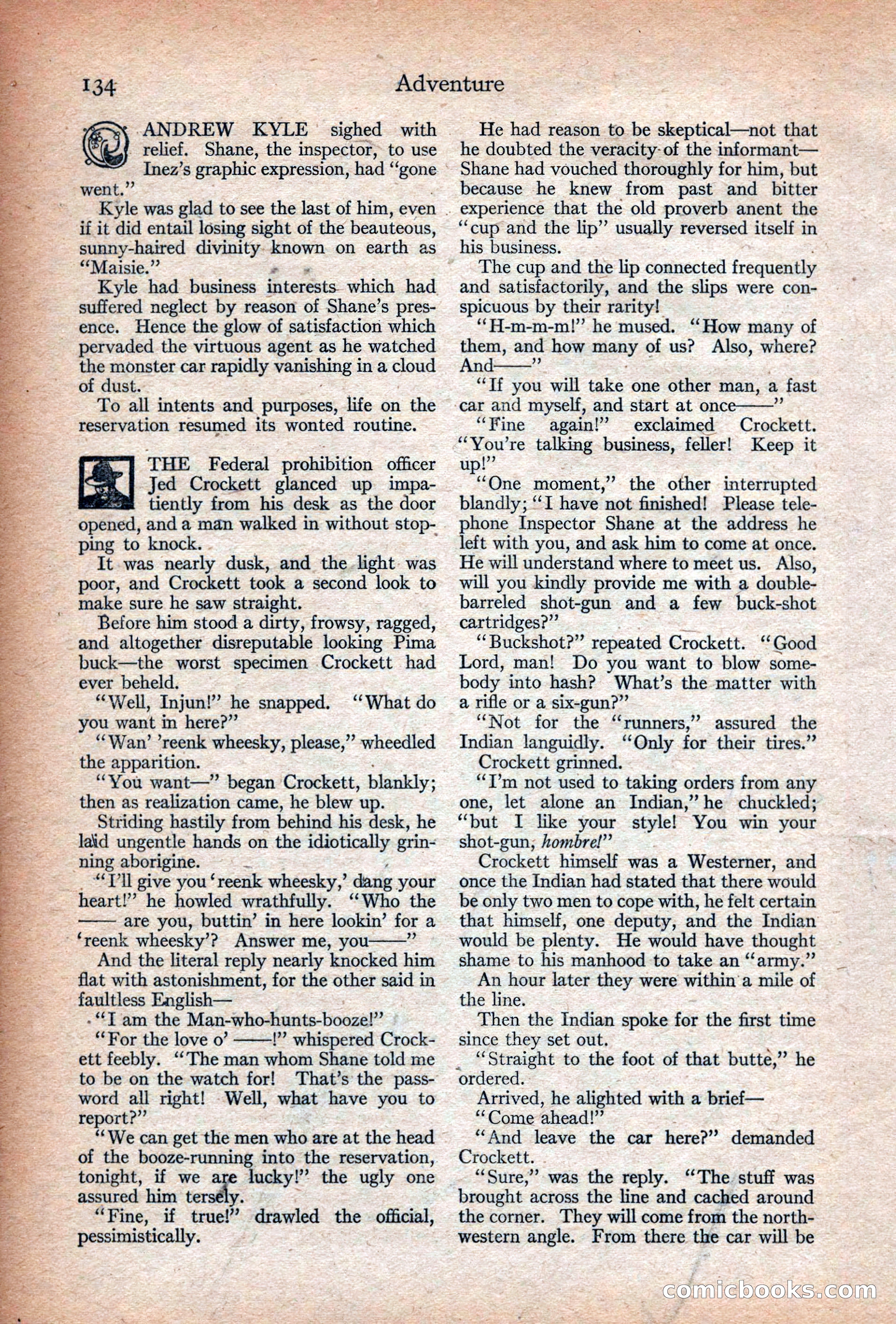 Adventure Magazine Cover — page 136 of 196