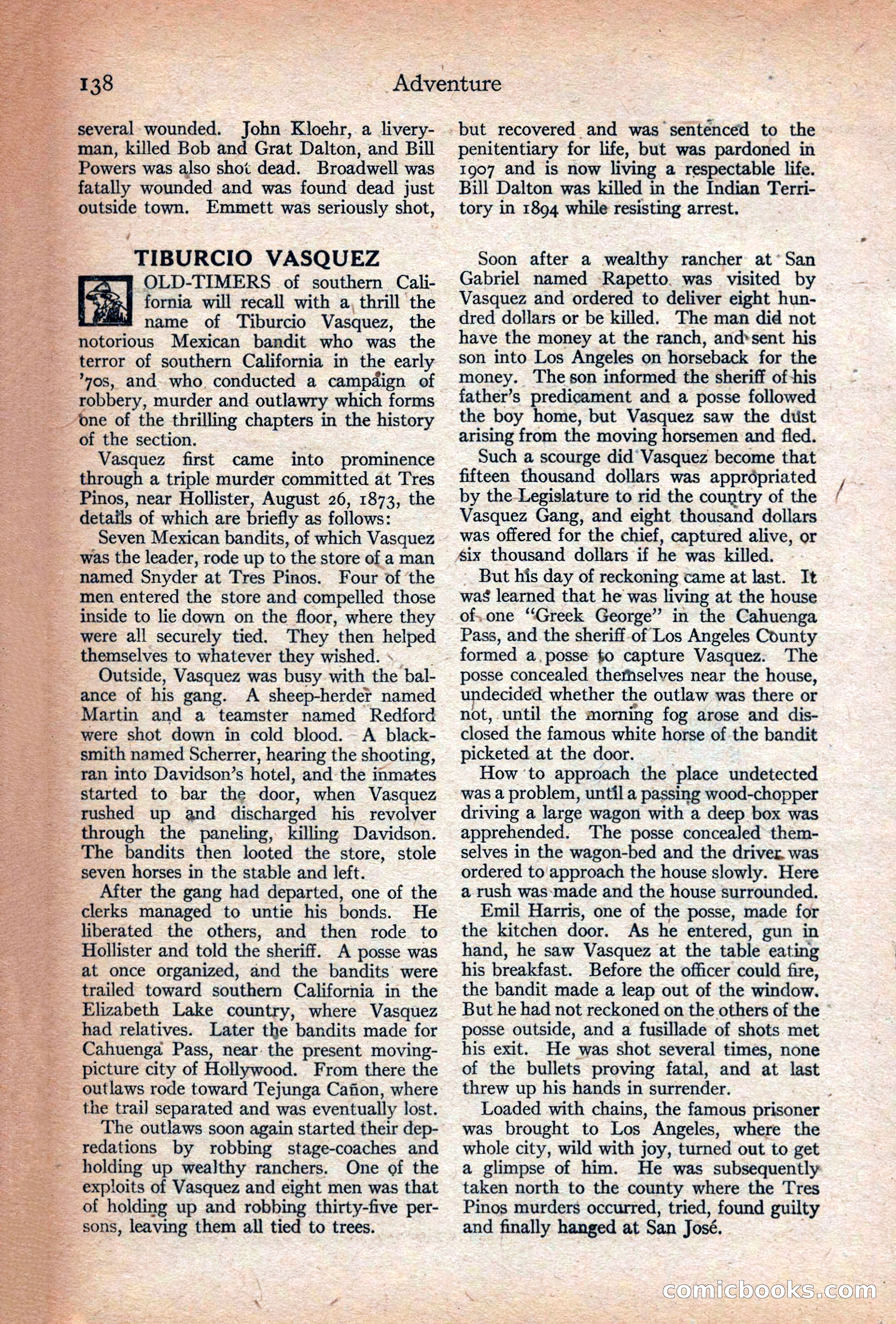 Adventure Magazine Cover — page 140 of 196