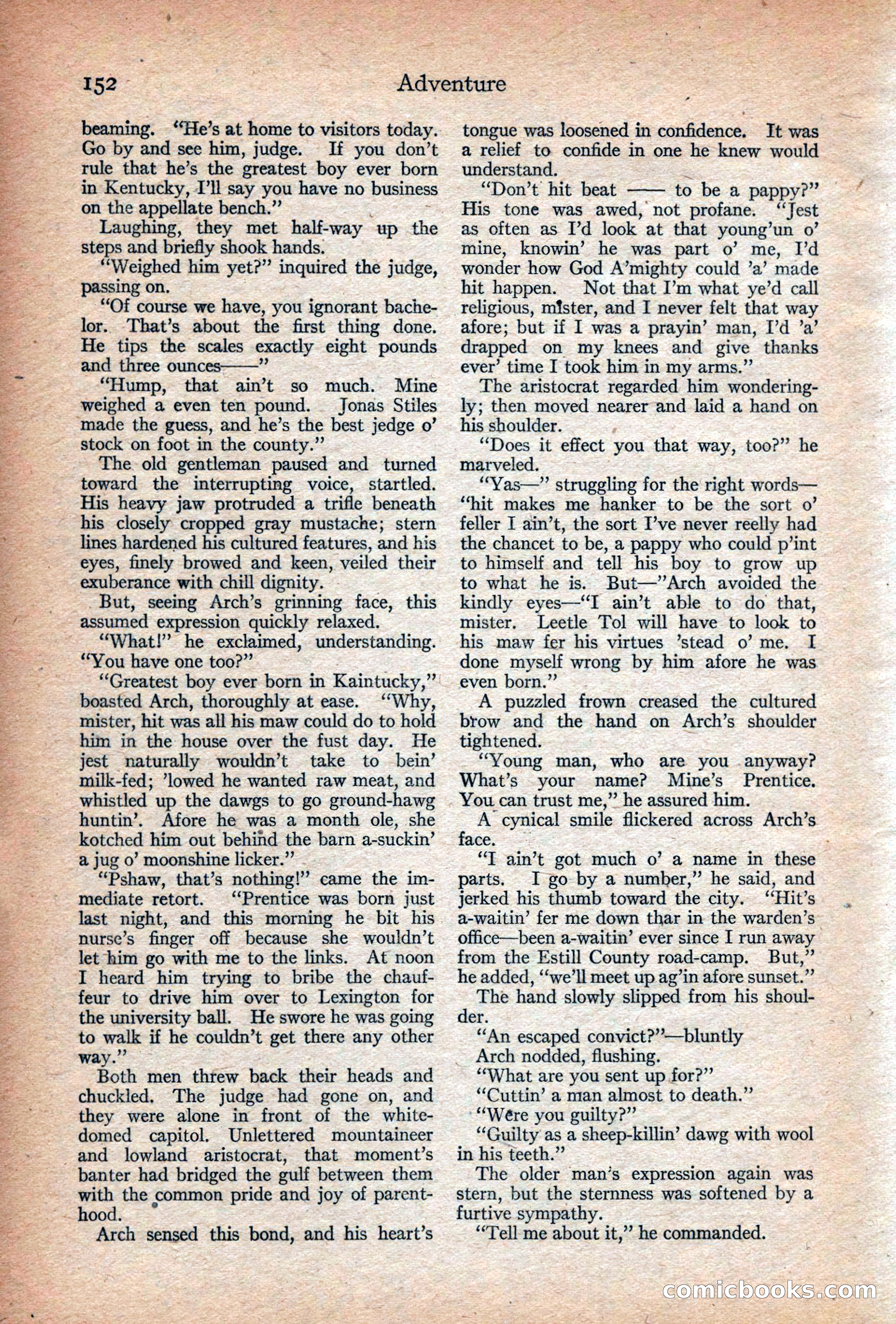Adventure Magazine Cover — page 154 of 196