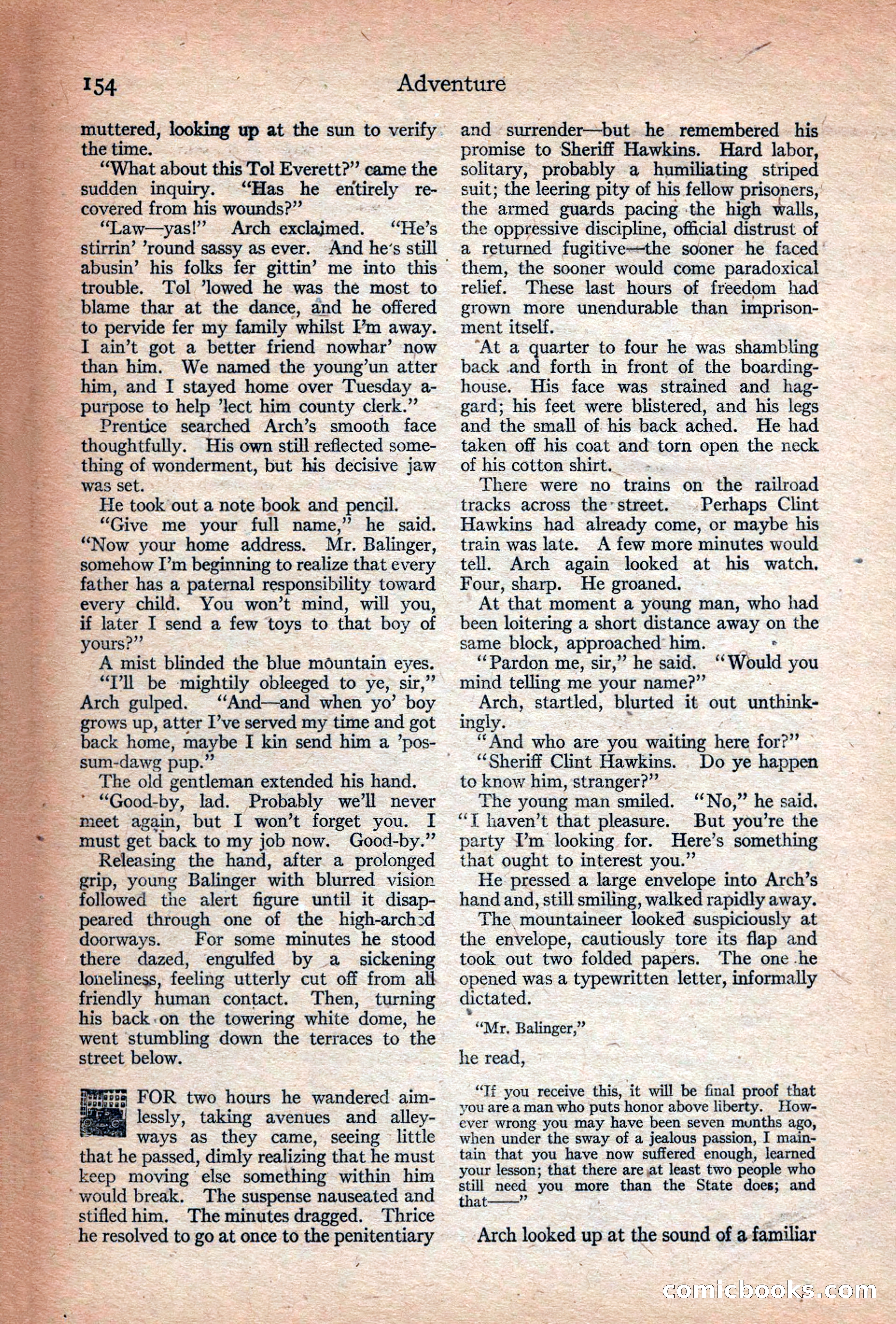 Adventure Magazine Cover — page 156 of 196