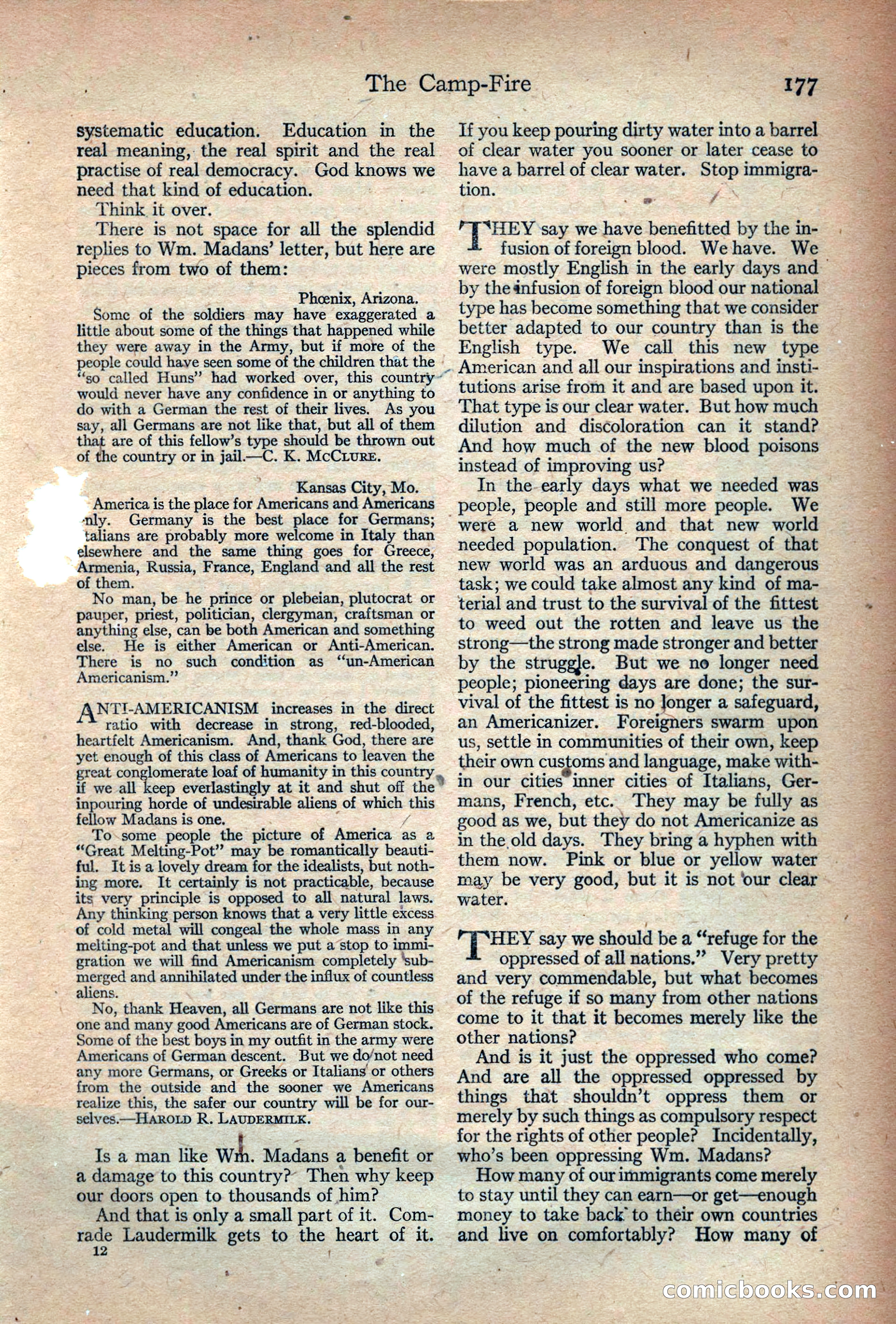 Adventure Magazine Cover — page 179 of 196