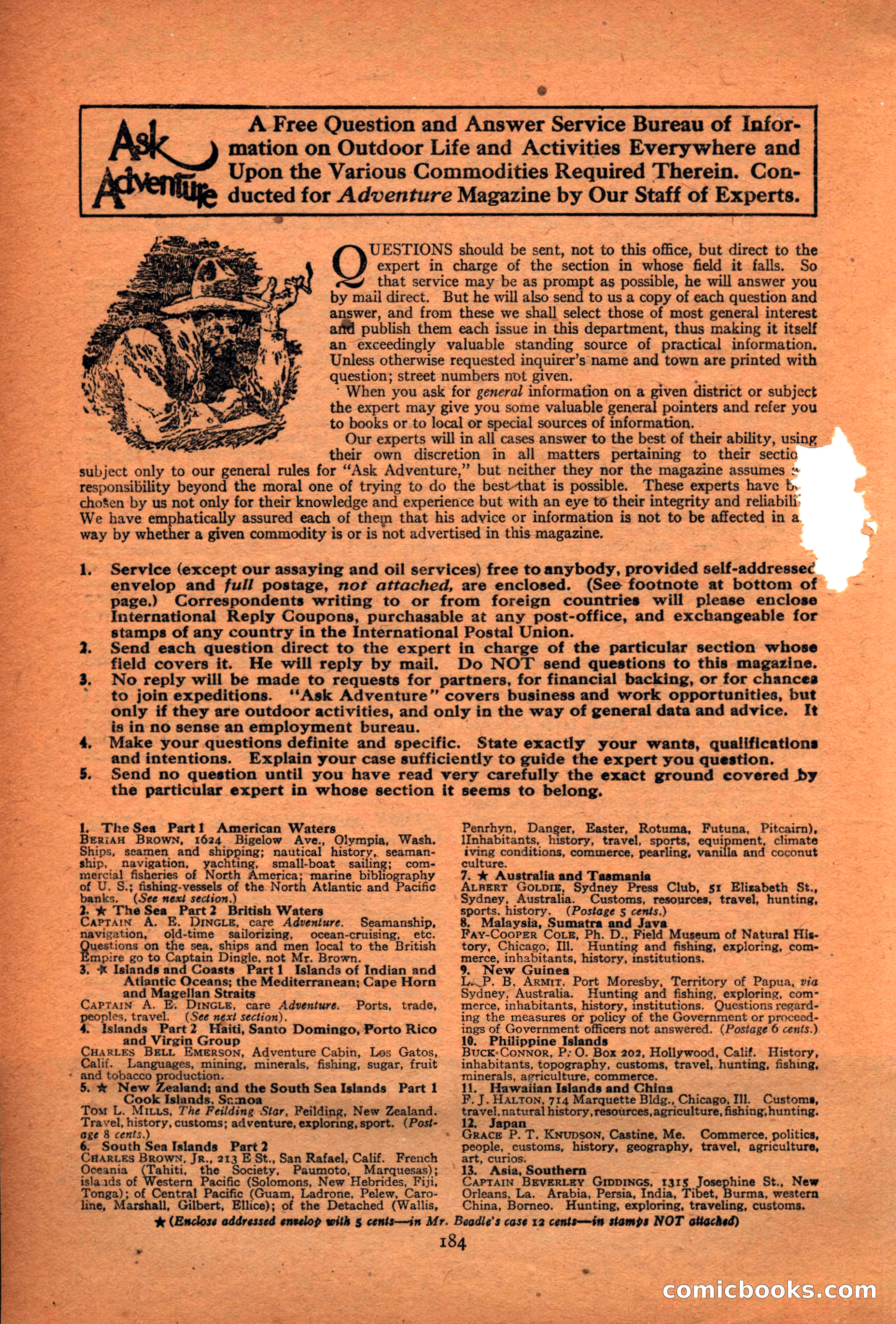 Adventure Magazine Cover — page 186 of 196