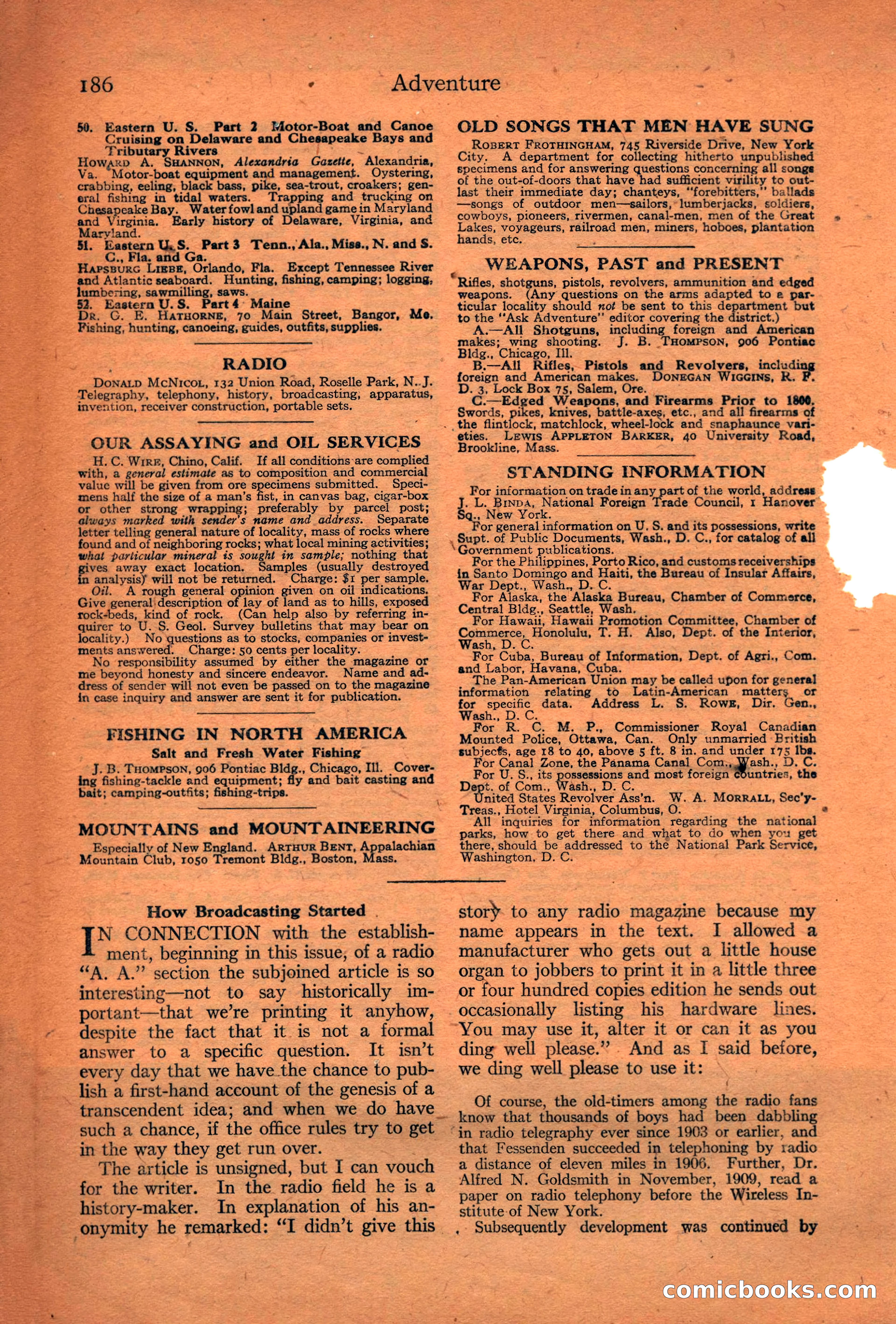 Adventure Magazine Cover — page 188 of 196