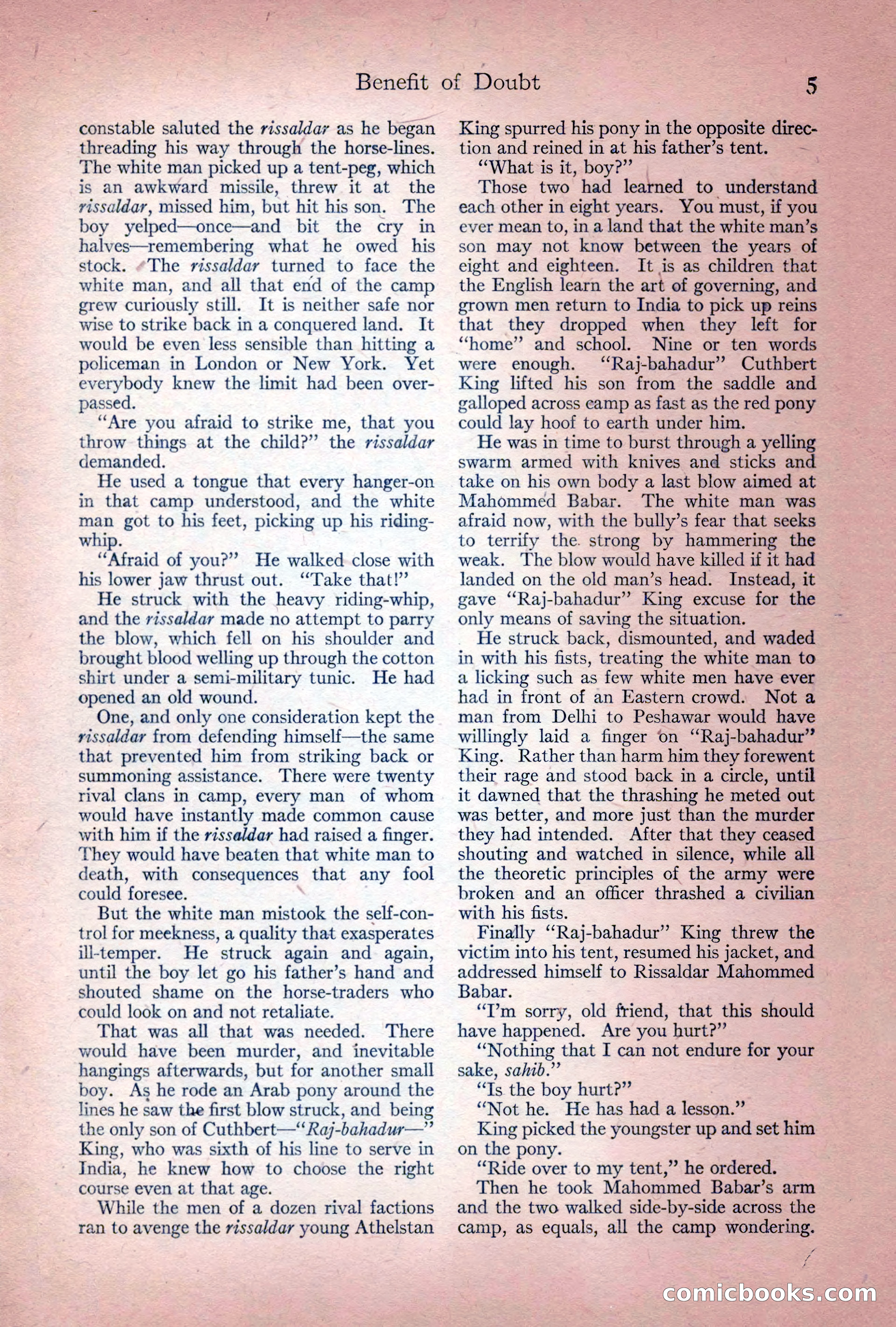 Adventure Magazine Cover, December 10, 1922 — page 11 of 200