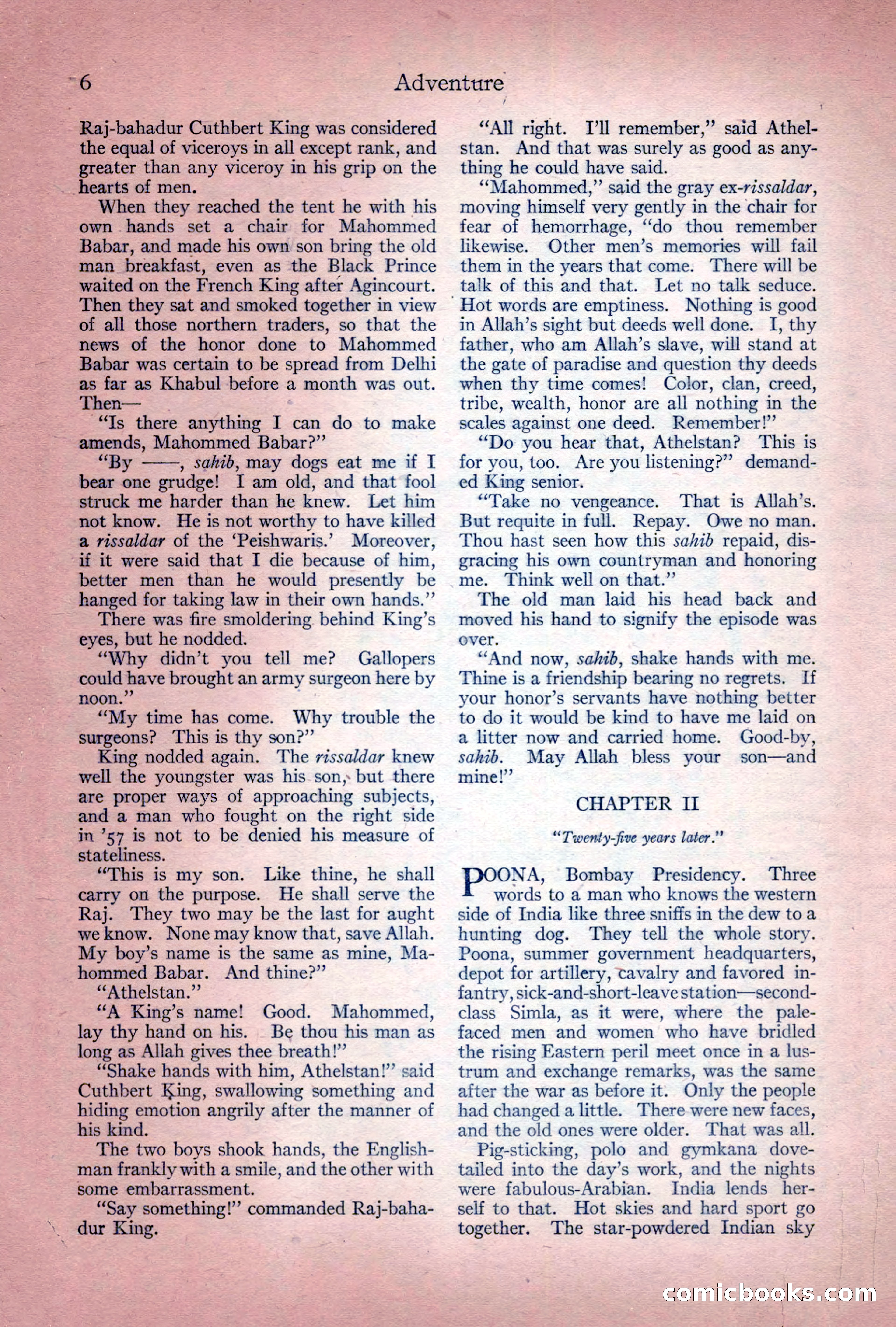 Adventure Magazine Cover, December 10, 1922 — page 12 of 200