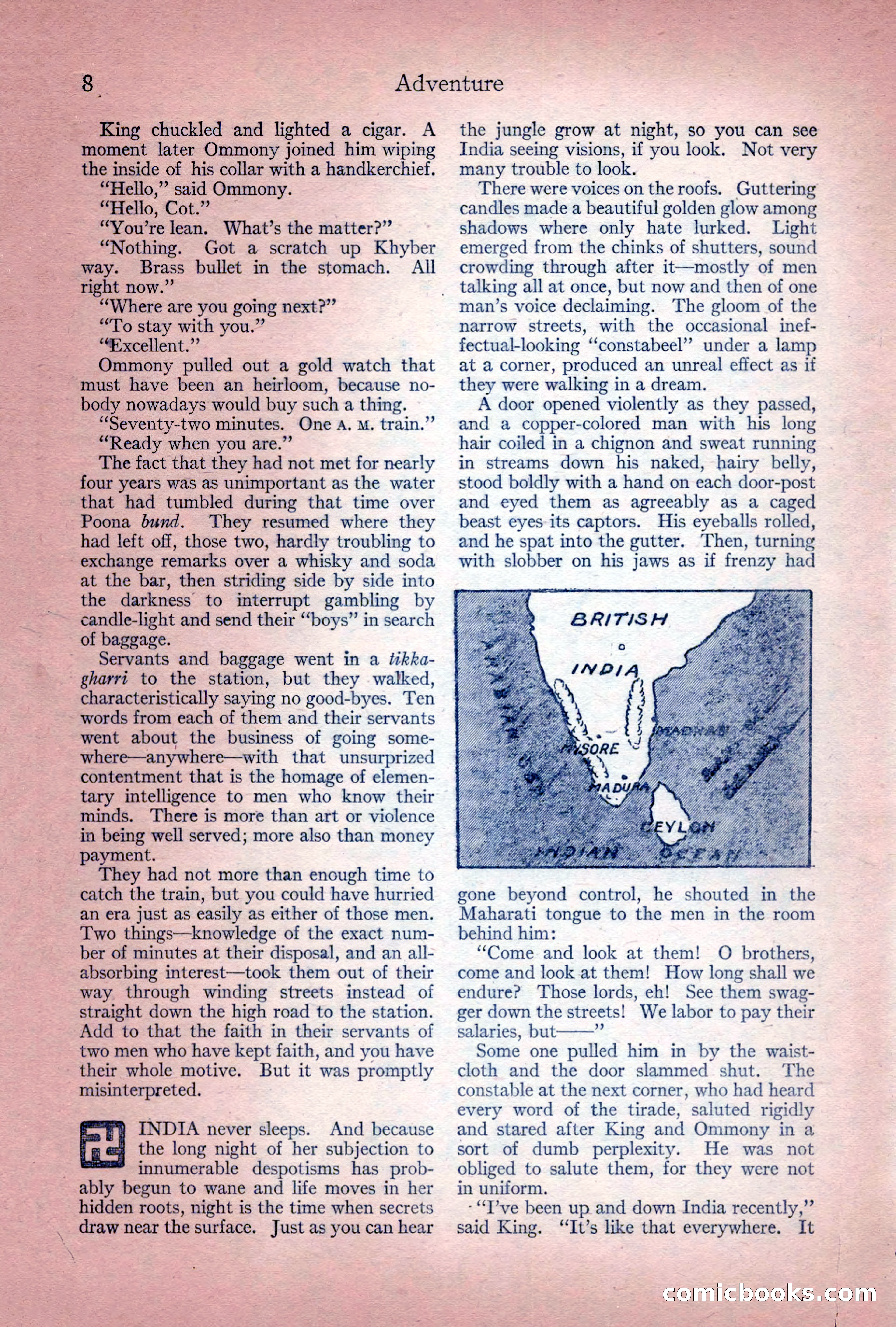 Adventure Magazine Cover, December 10, 1922 — page 14 of 200