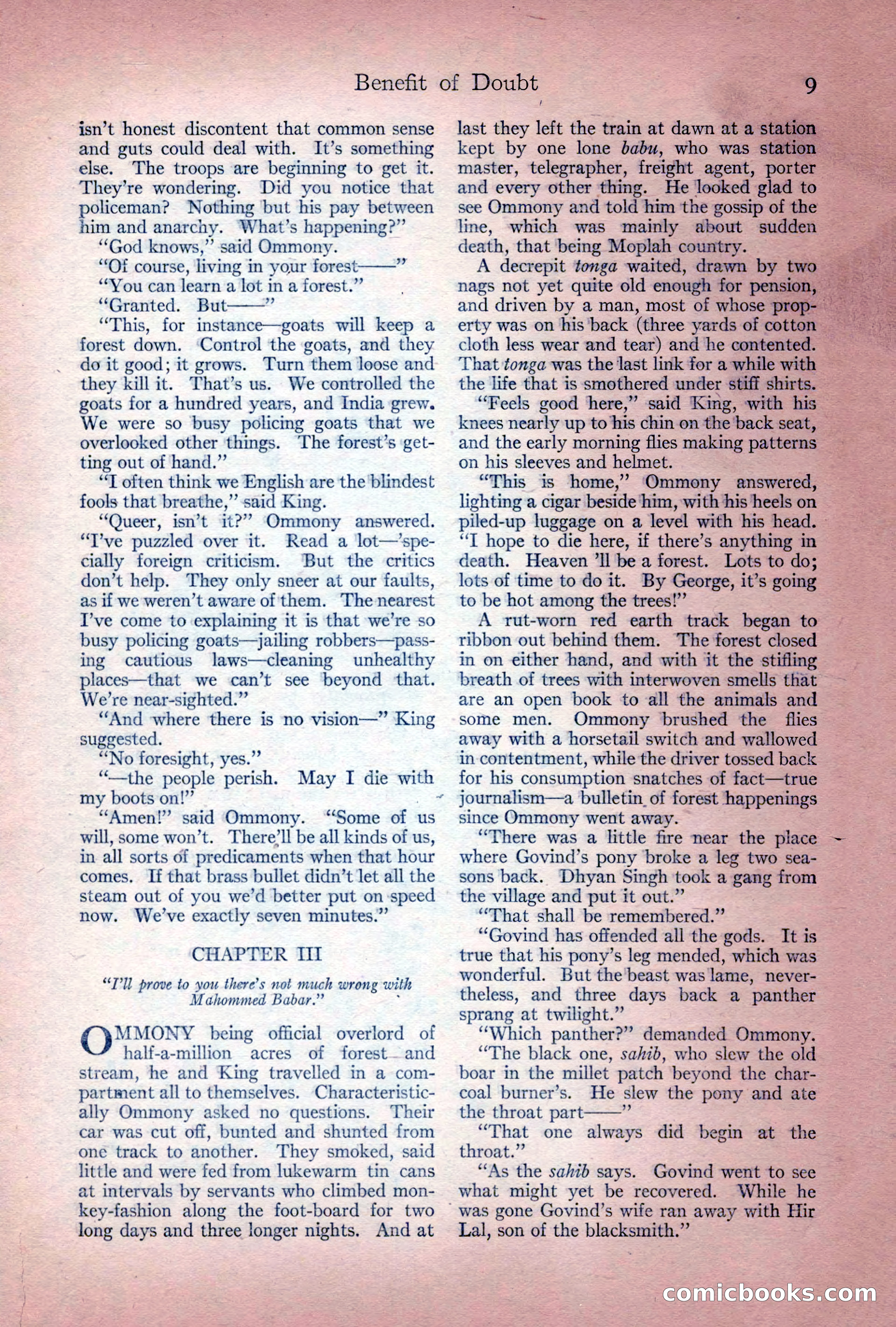 Adventure Magazine Cover, December 10, 1922 — page 15 of 200