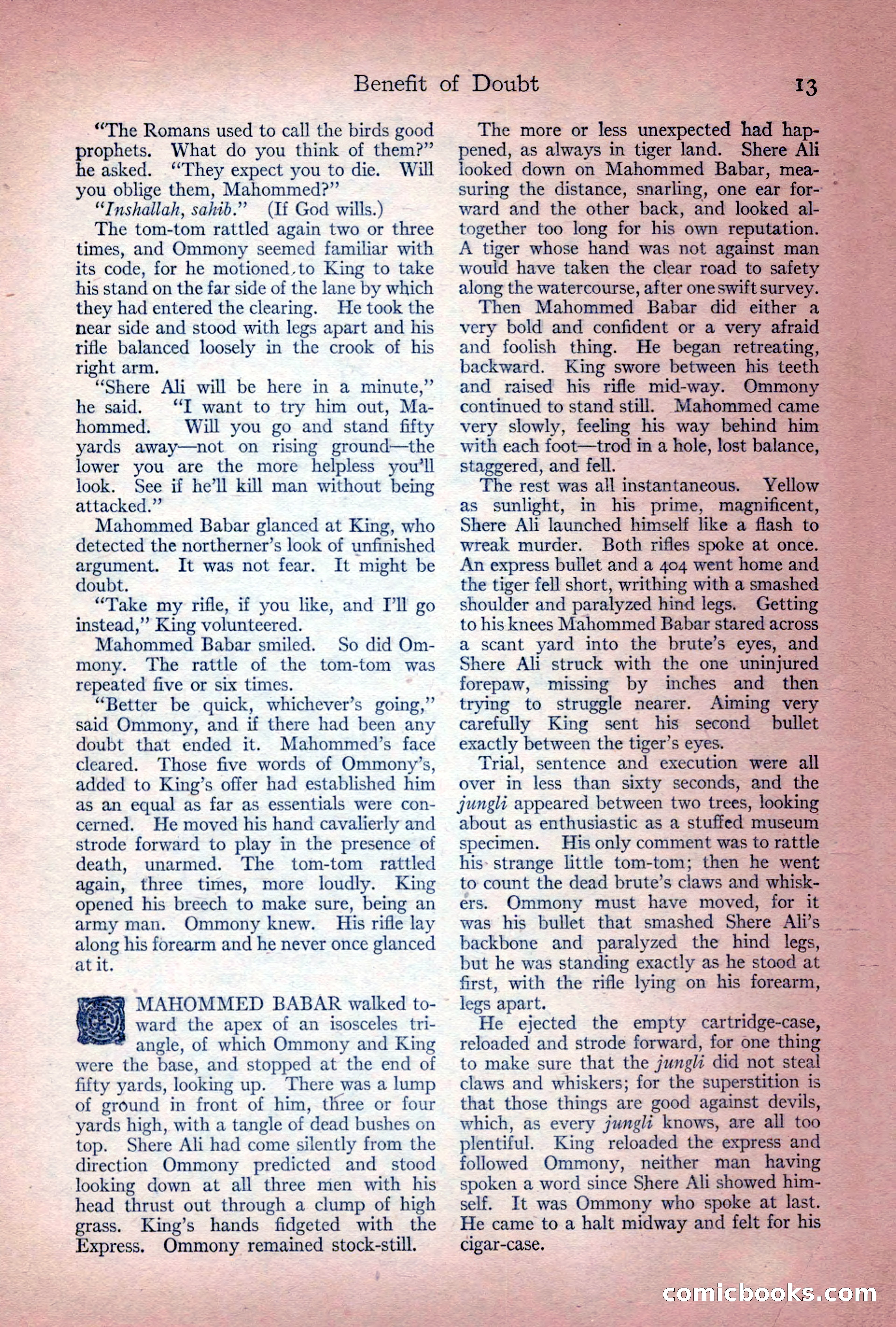 Adventure Magazine Cover, December 10, 1922 — page 19 of 200