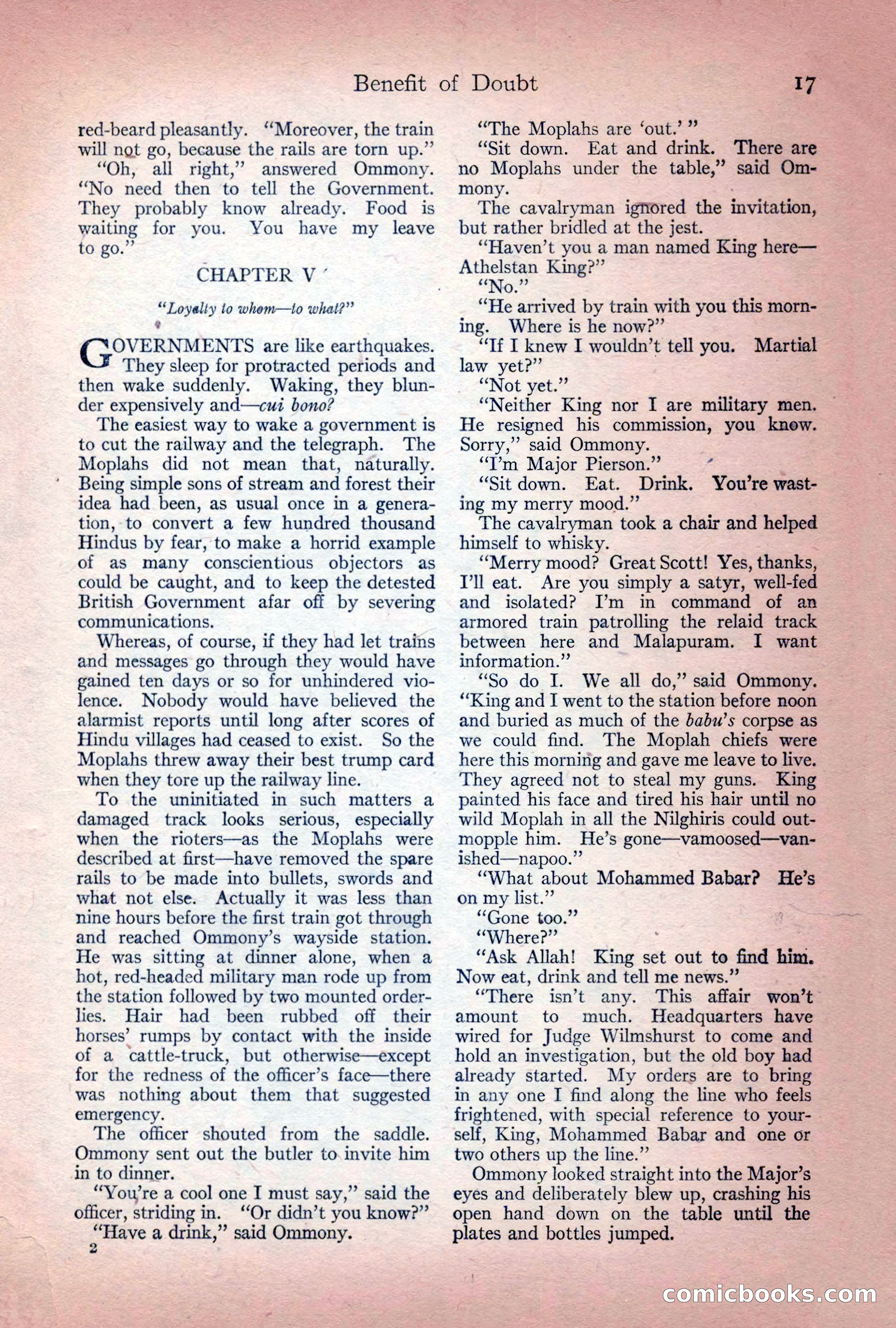 Adventure Magazine Cover, December 10, 1922 — page 23 of 200