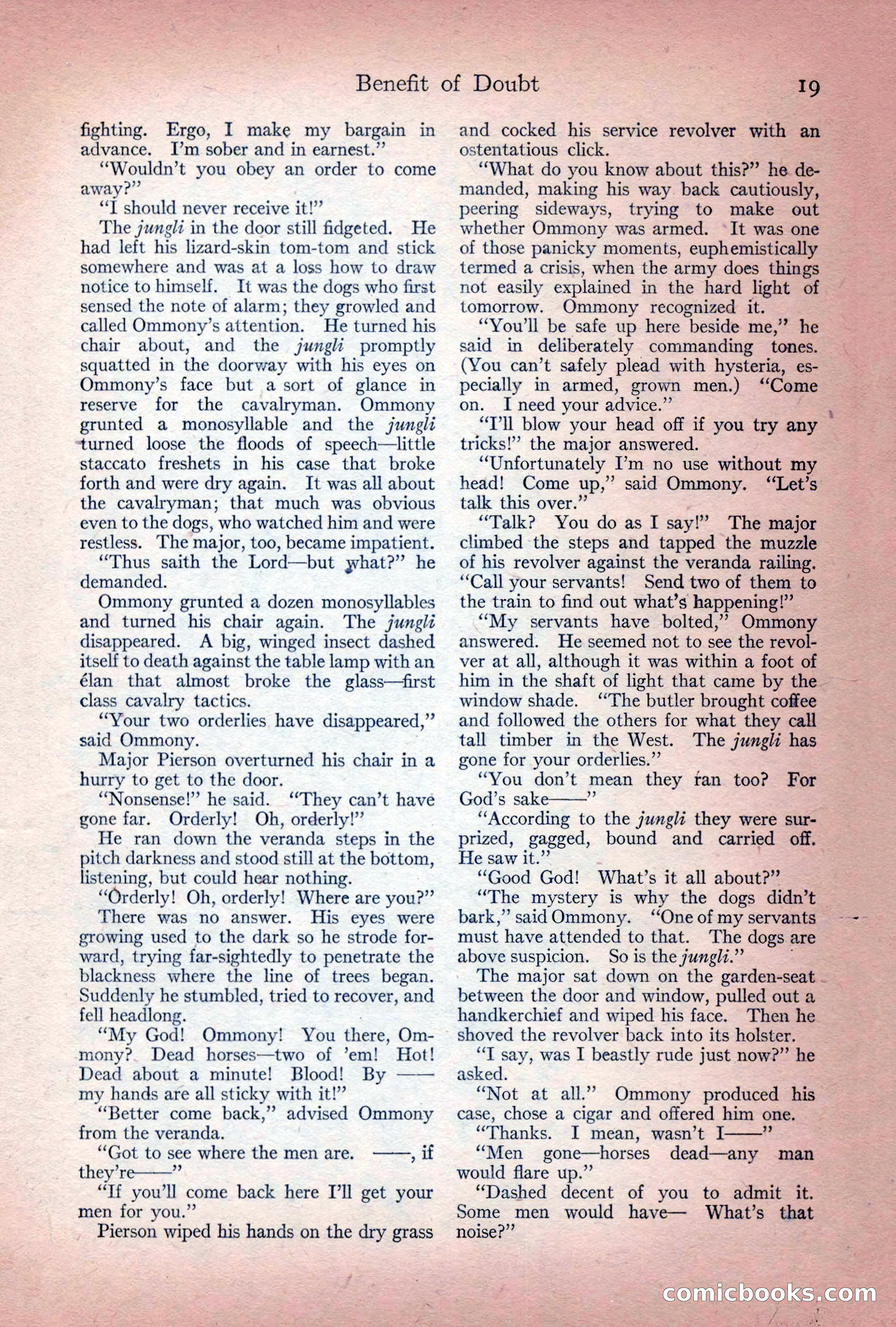 Adventure Magazine Cover, December 10, 1922 — page 25 of 200