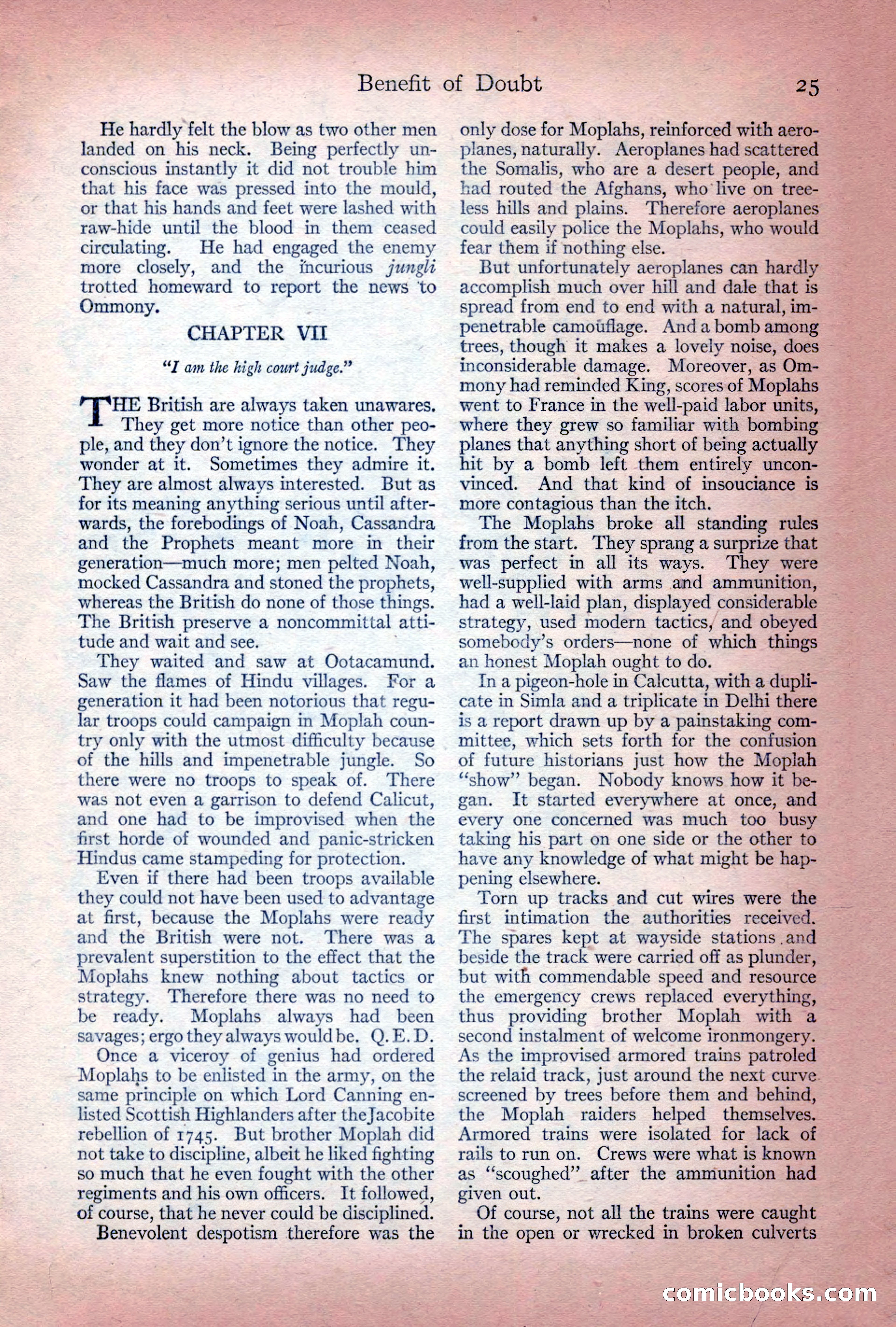 Adventure Magazine Cover, December 10, 1922 — page 31 of 200