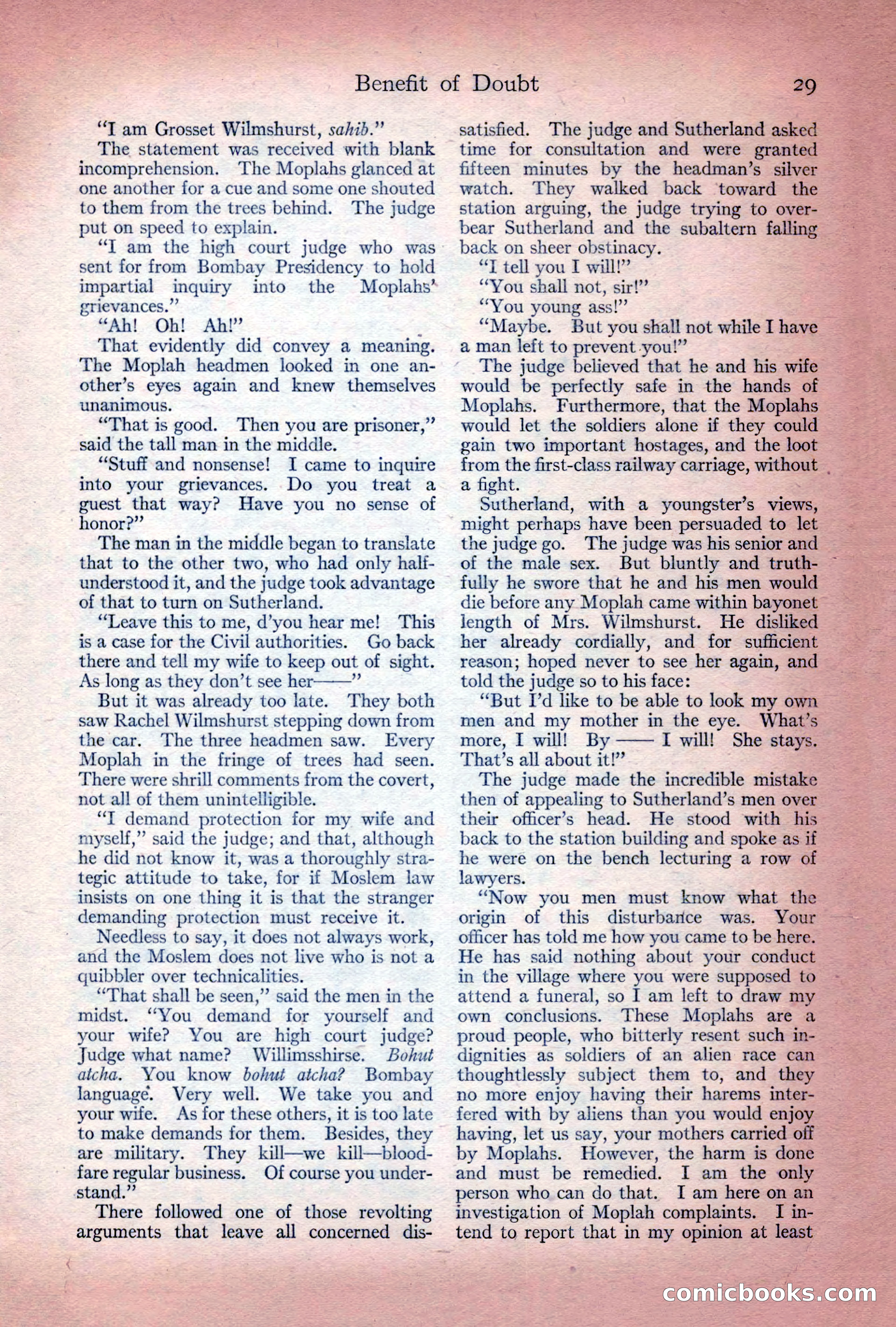 Adventure Magazine Cover, December 10, 1922 — page 35 of 200