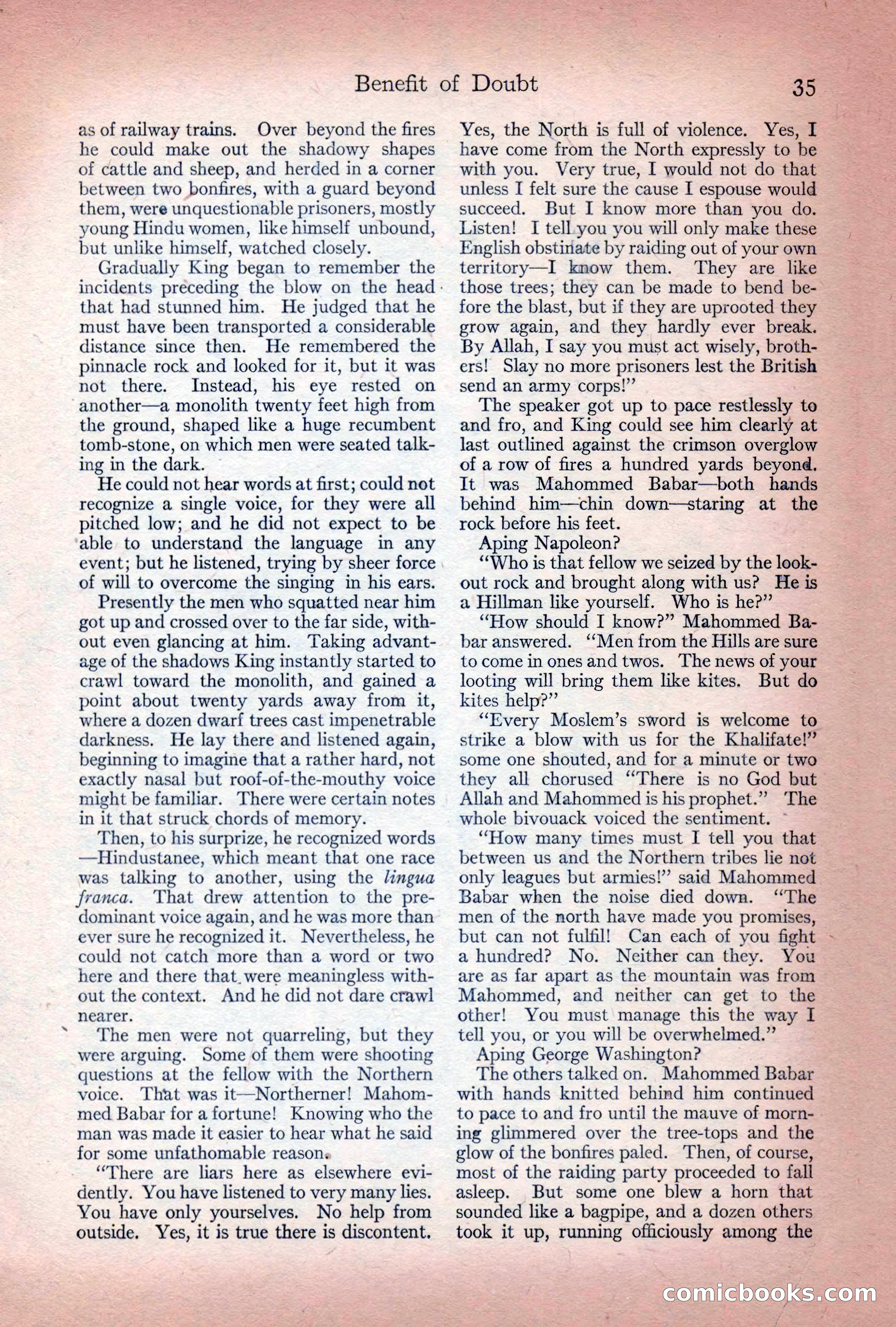 Adventure Magazine Cover, December 10, 1922 — page 41 of 200