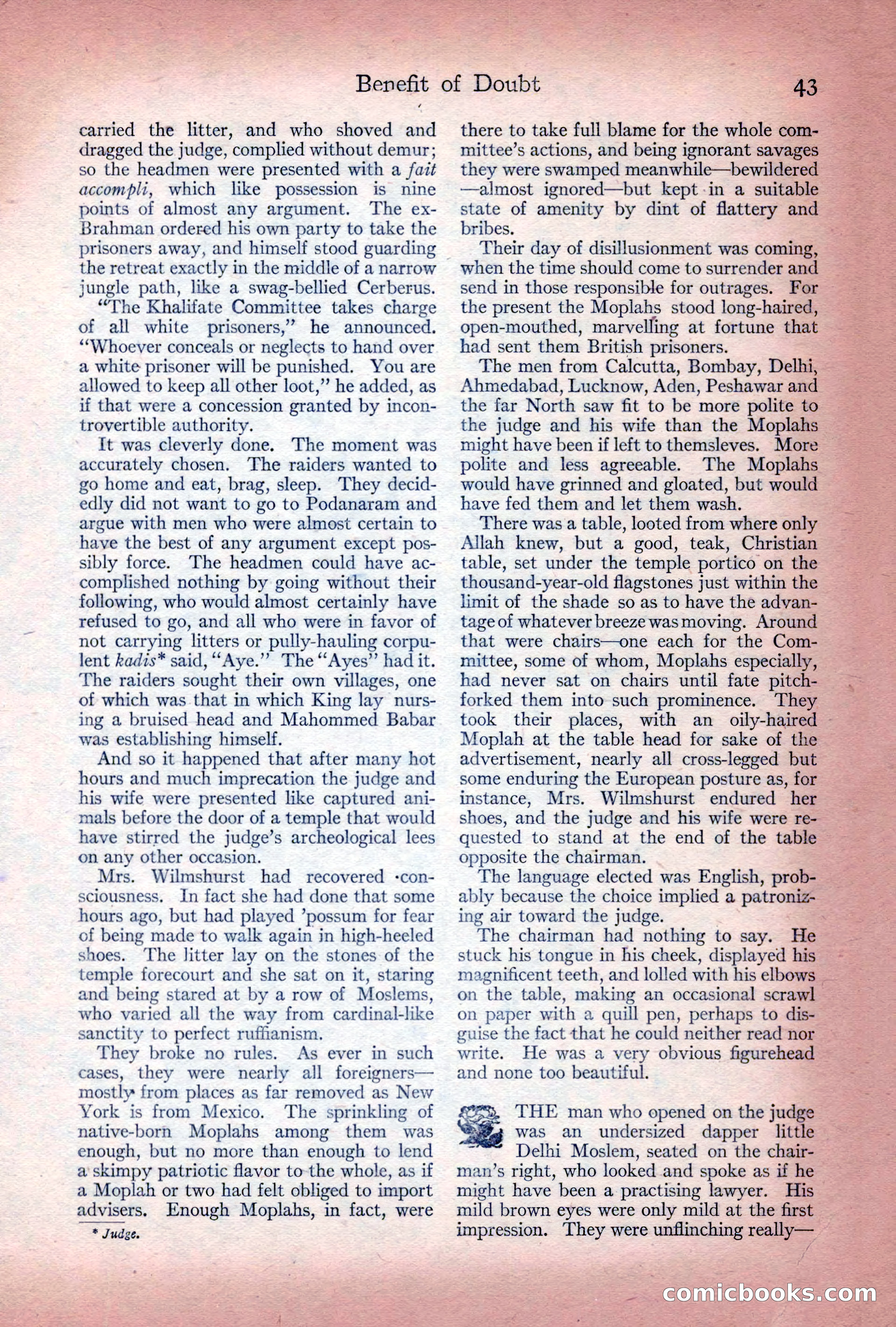 Adventure Magazine Cover, December 10, 1922 — page 49 of 200