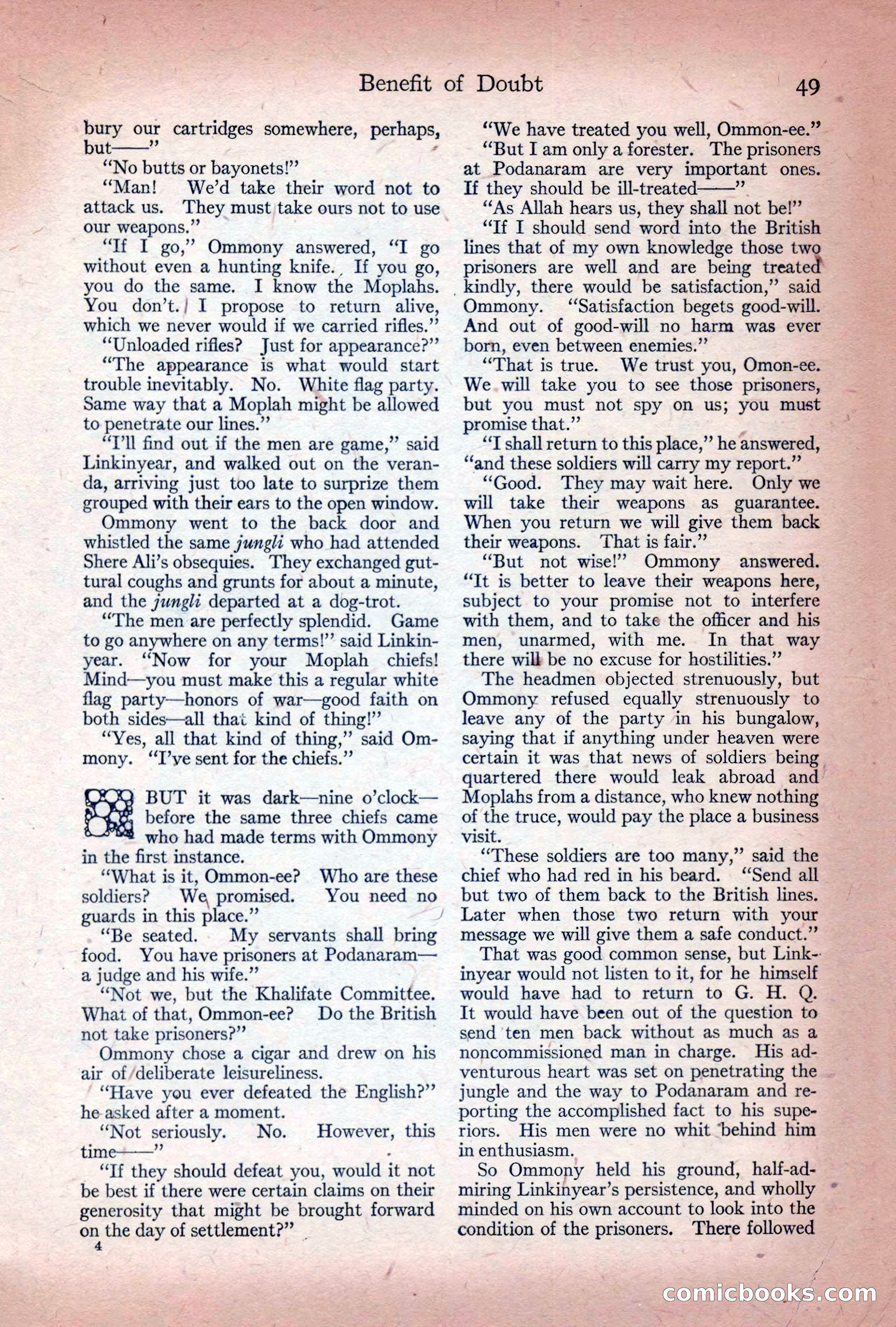 Adventure Magazine Cover, December 10, 1922 — page 55 of 200