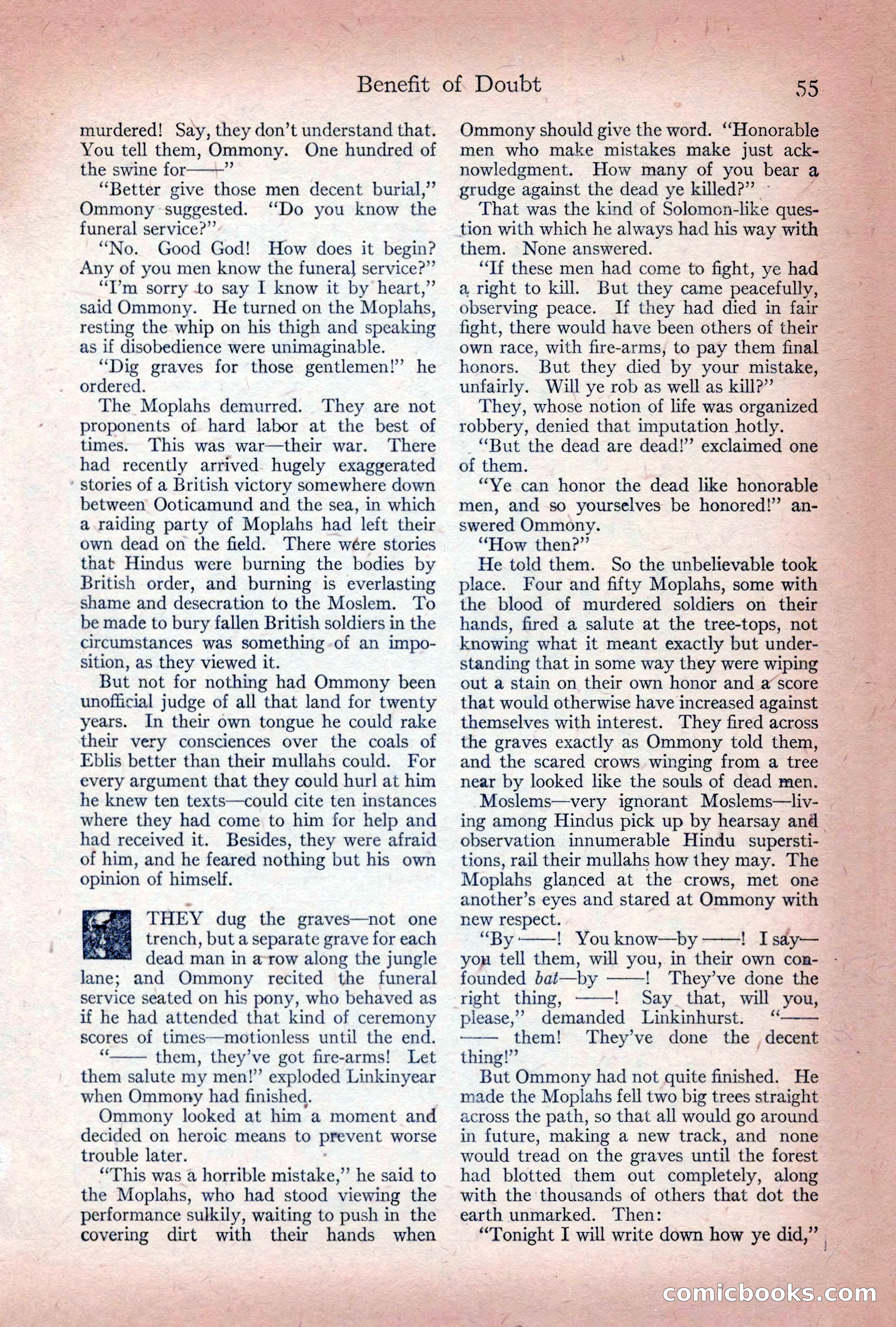 Adventure Magazine Cover, December 10, 1922 — page 61 of 200