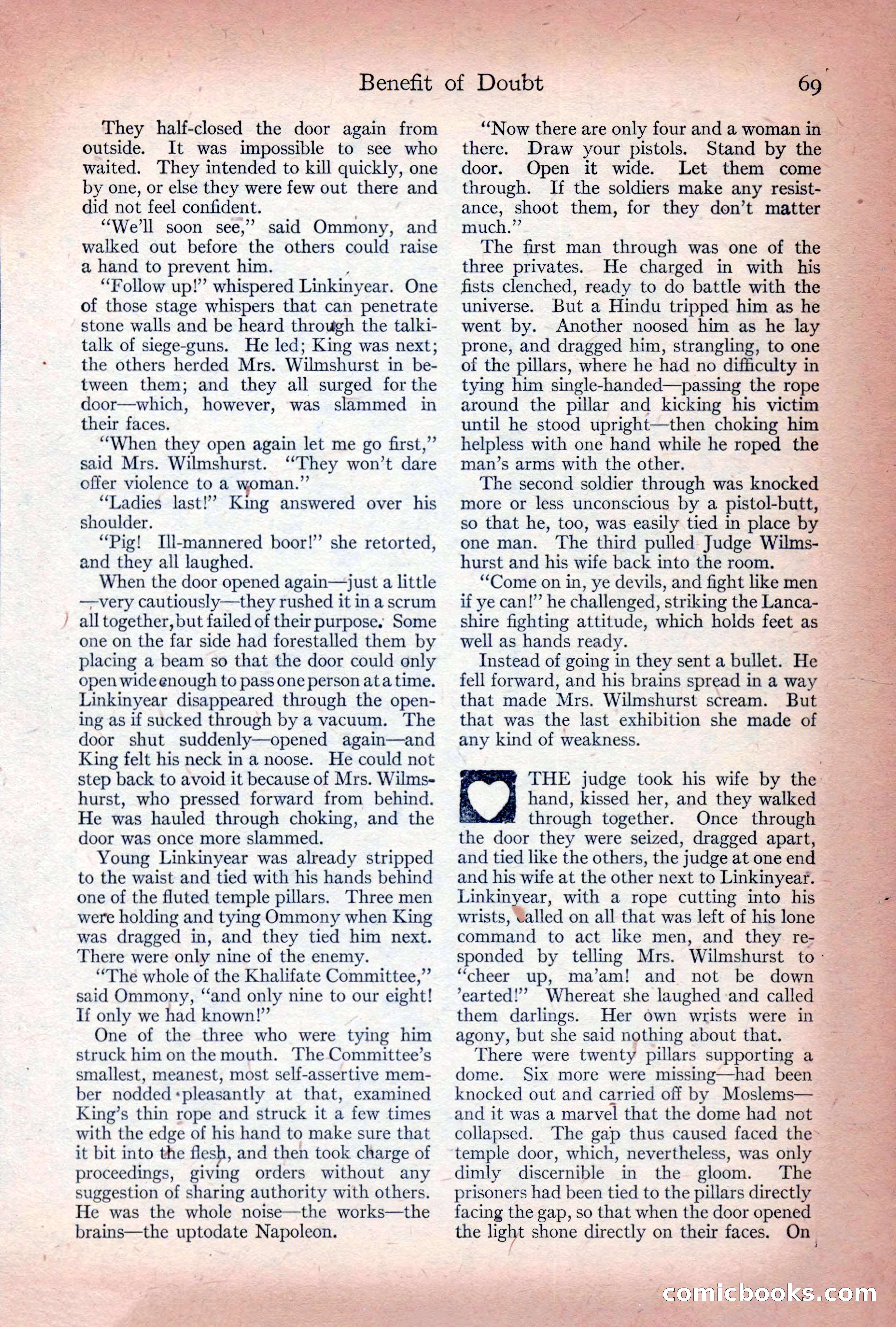 Adventure Magazine Cover, December 10, 1922 — page 75 of 200