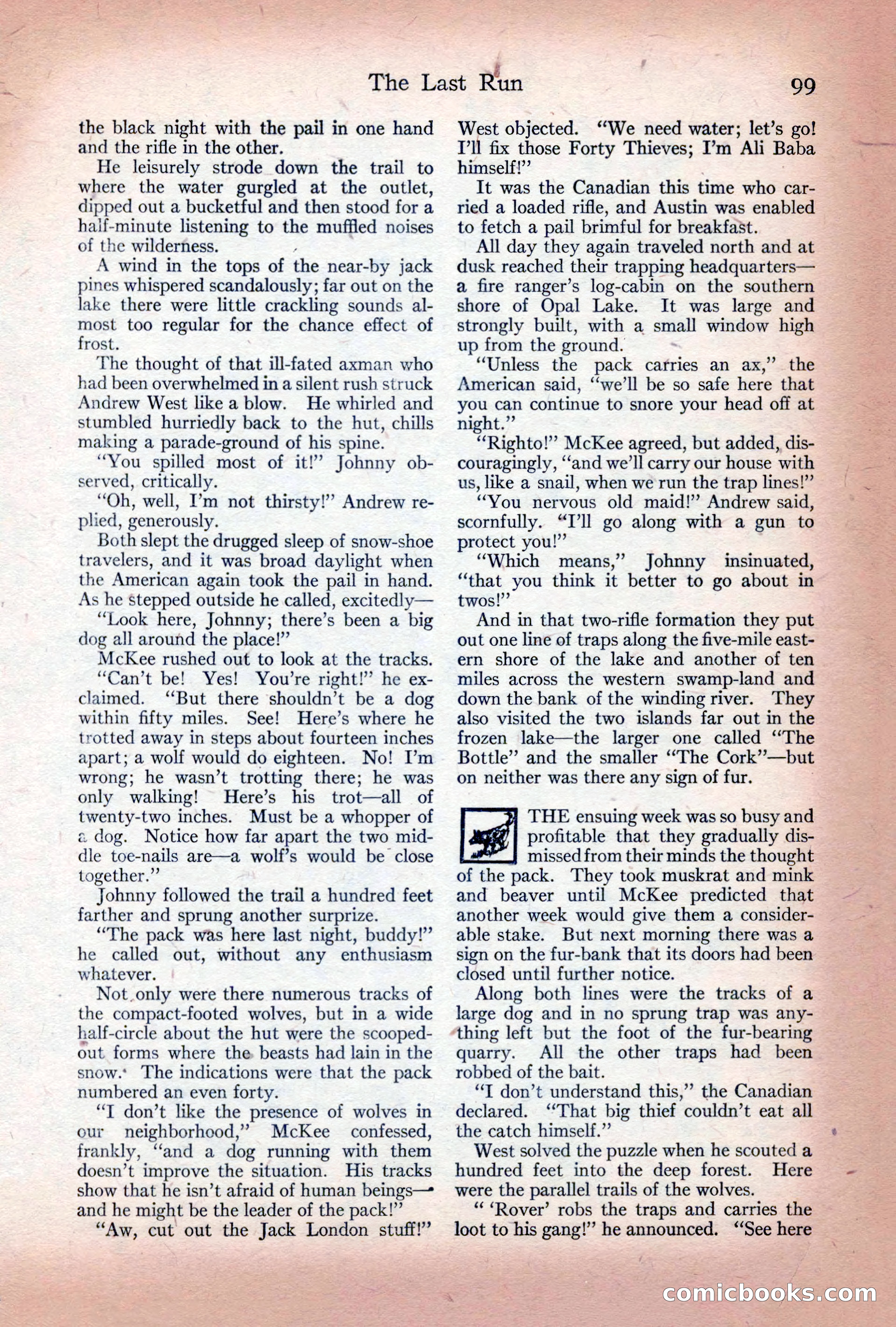 Adventure Magazine Cover, December 10, 1922 — page 105 of 200
