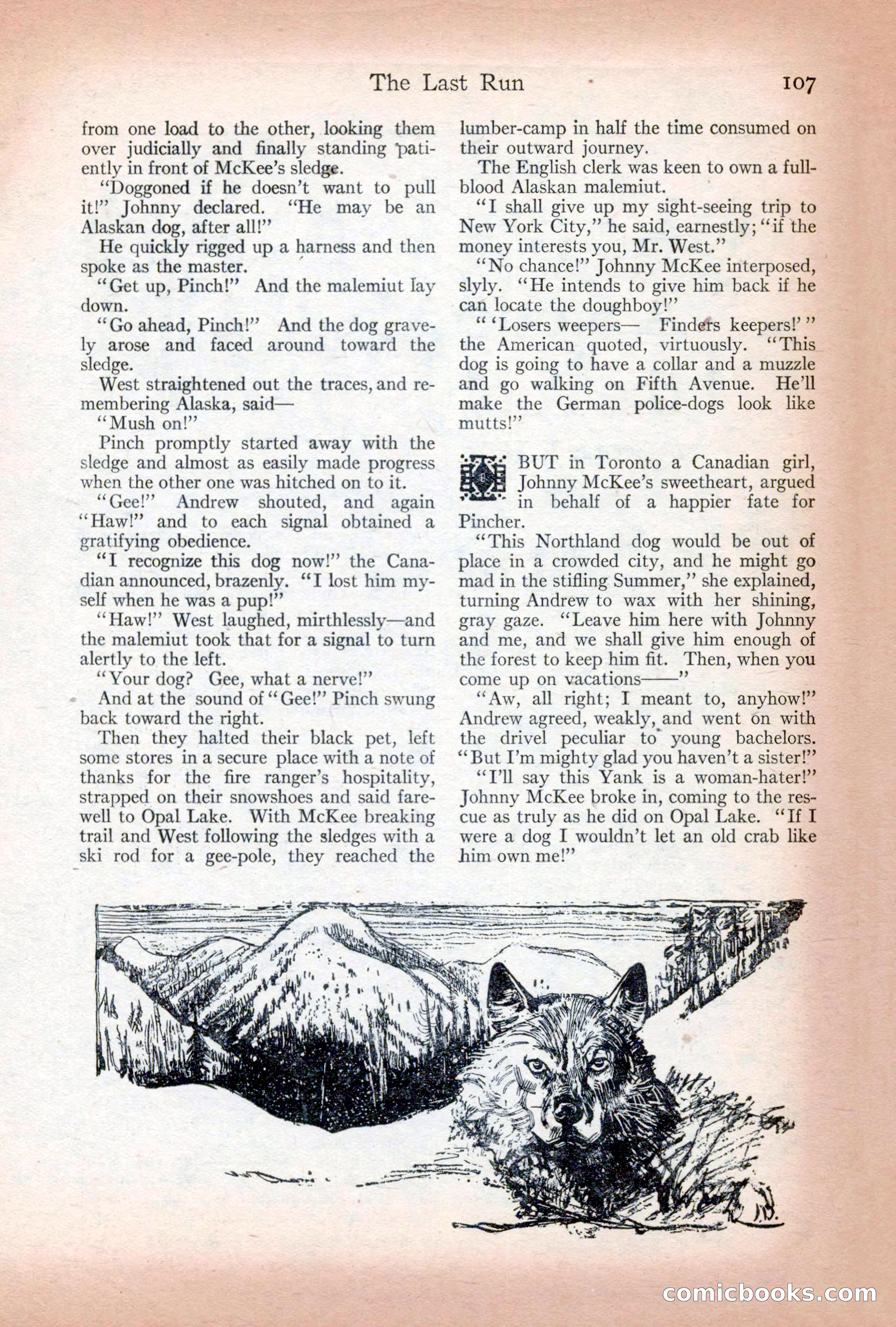 Adventure Magazine Cover, December 10, 1922 — page 113 of 200