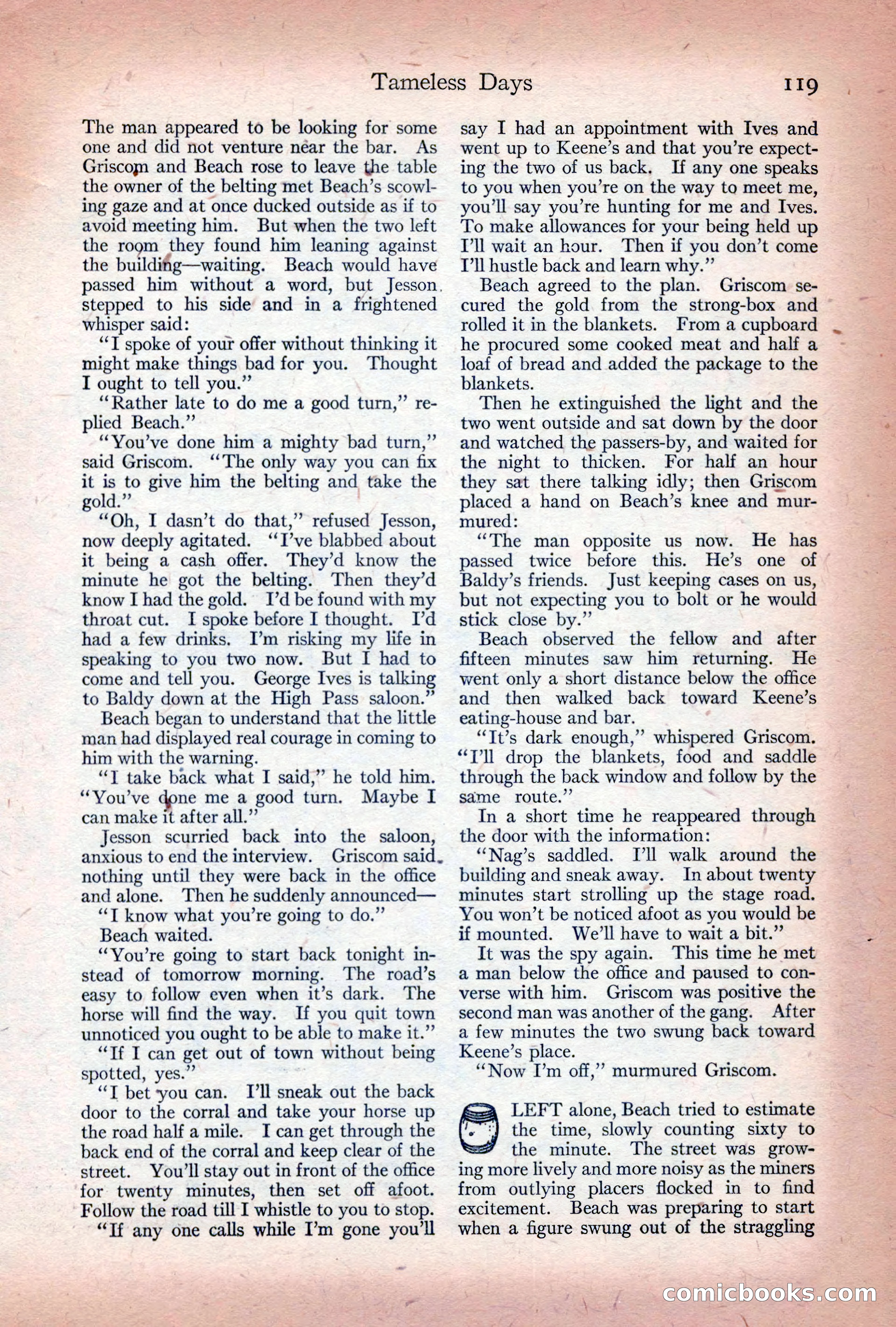Adventure Magazine Cover, December 10, 1922 — page 125 of 200