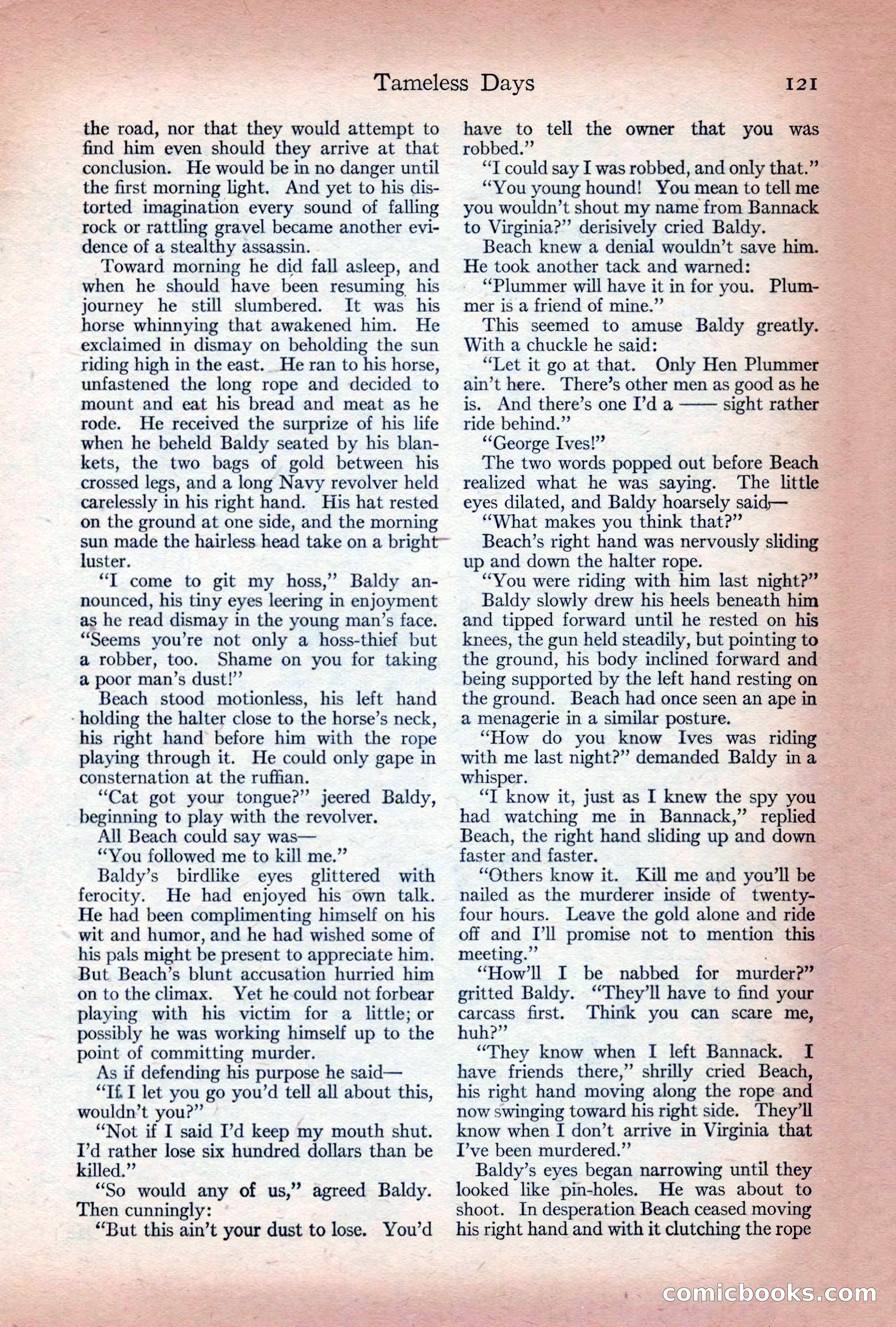 Adventure Magazine Cover, December 10, 1922 — page 127 of 200