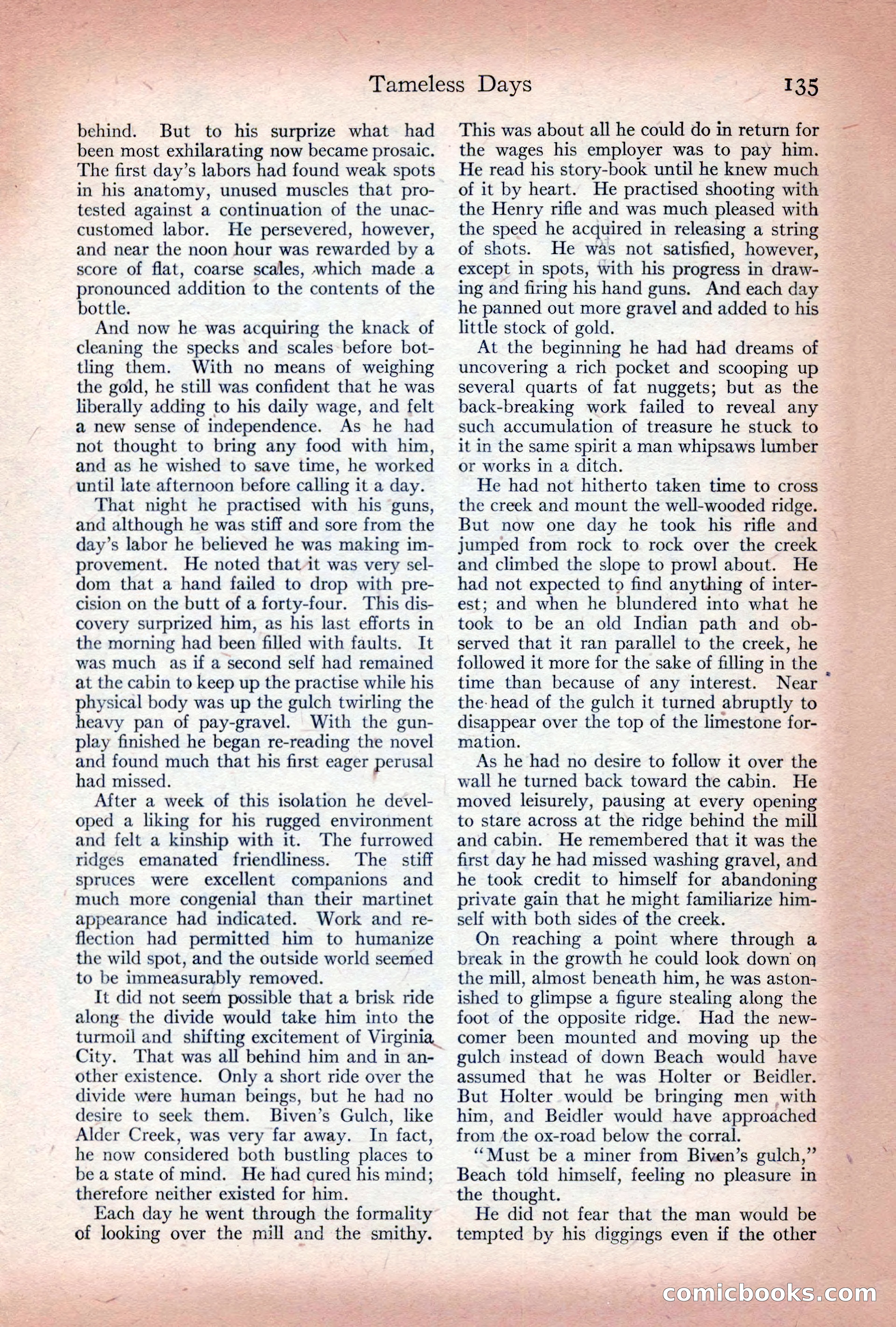Adventure Magazine Cover, December 10, 1922 — page 141 of 200