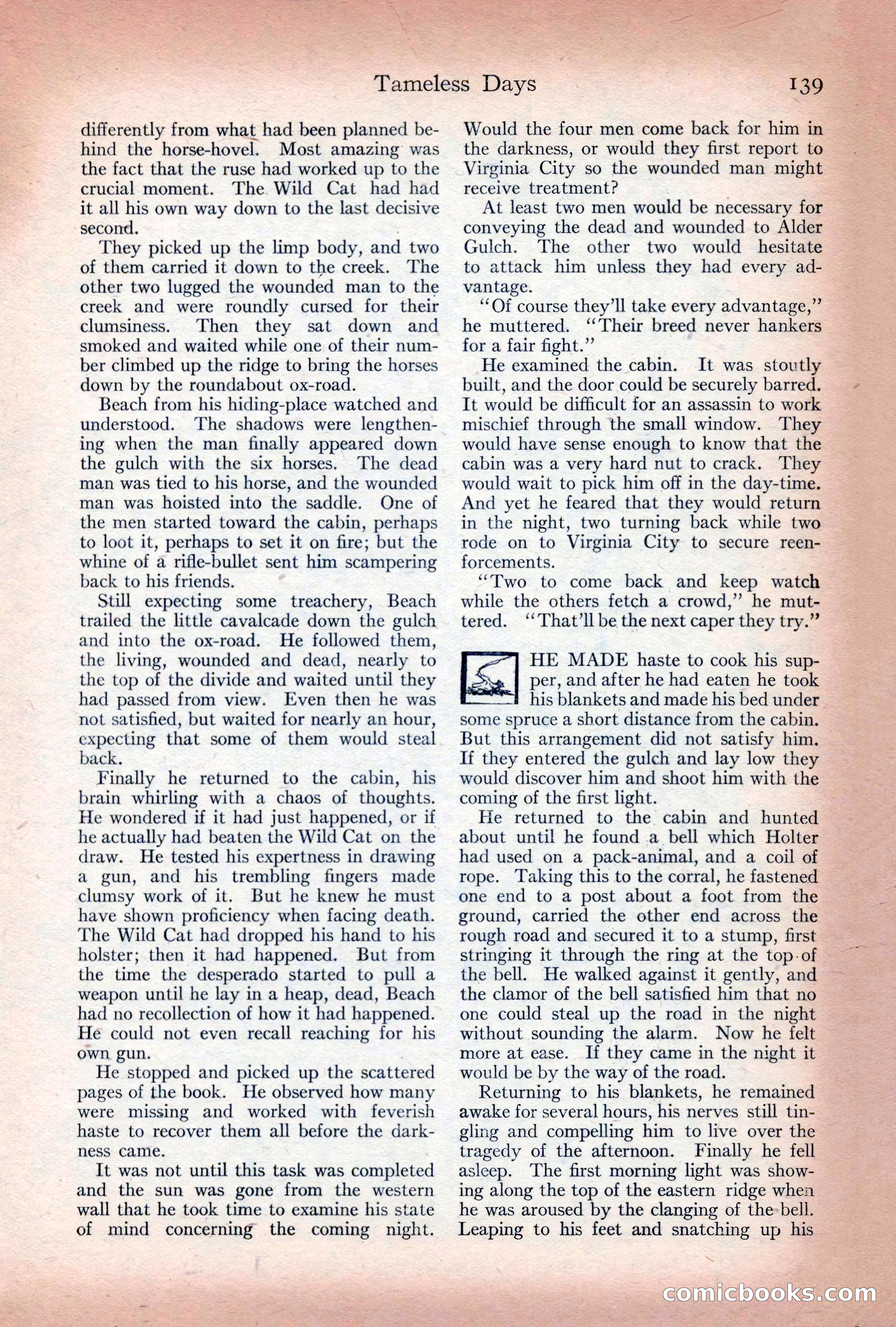 Adventure Magazine Cover, December 10, 1922 — page 145 of 200