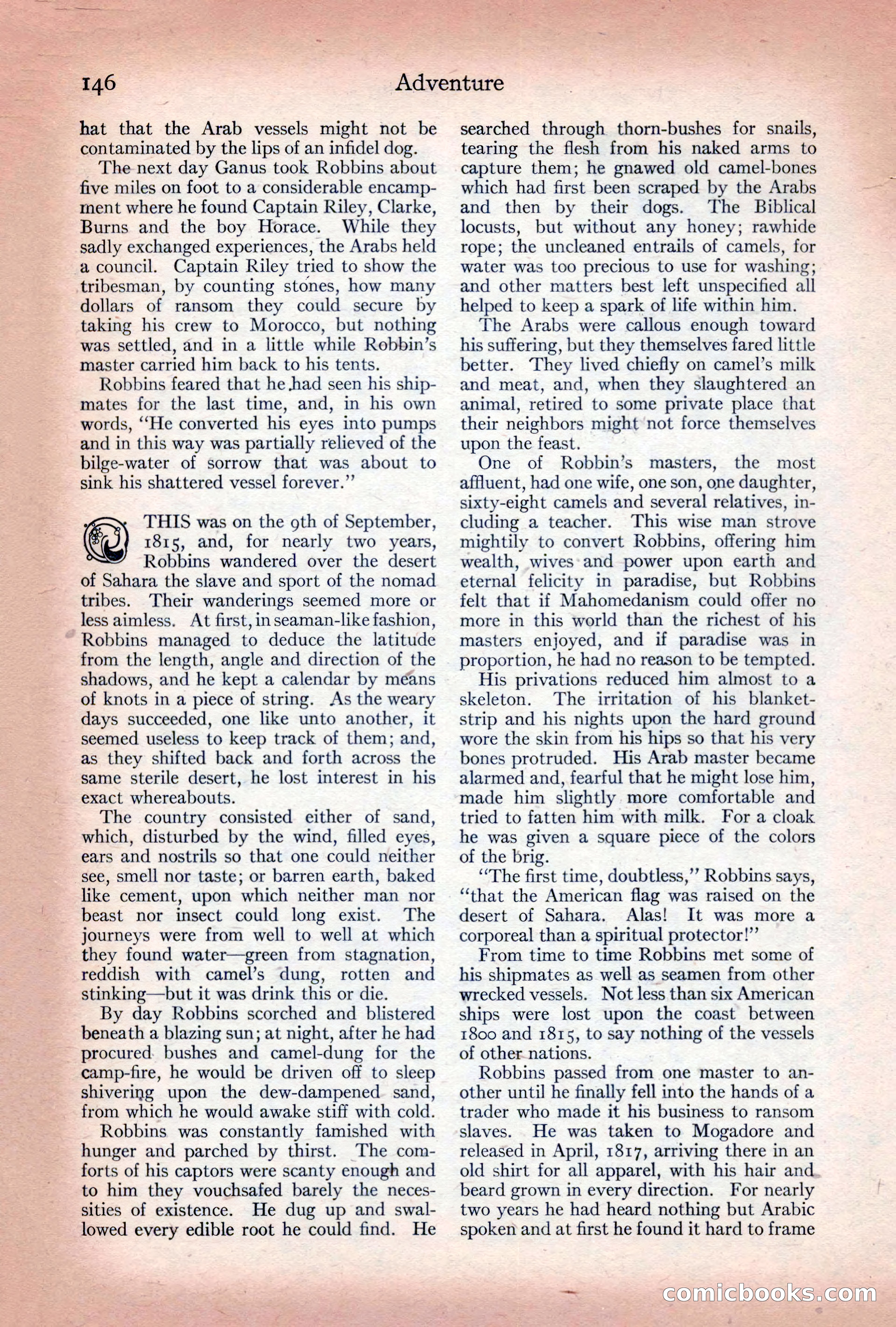 Adventure Magazine Cover, December 10, 1922 — page 152 of 200