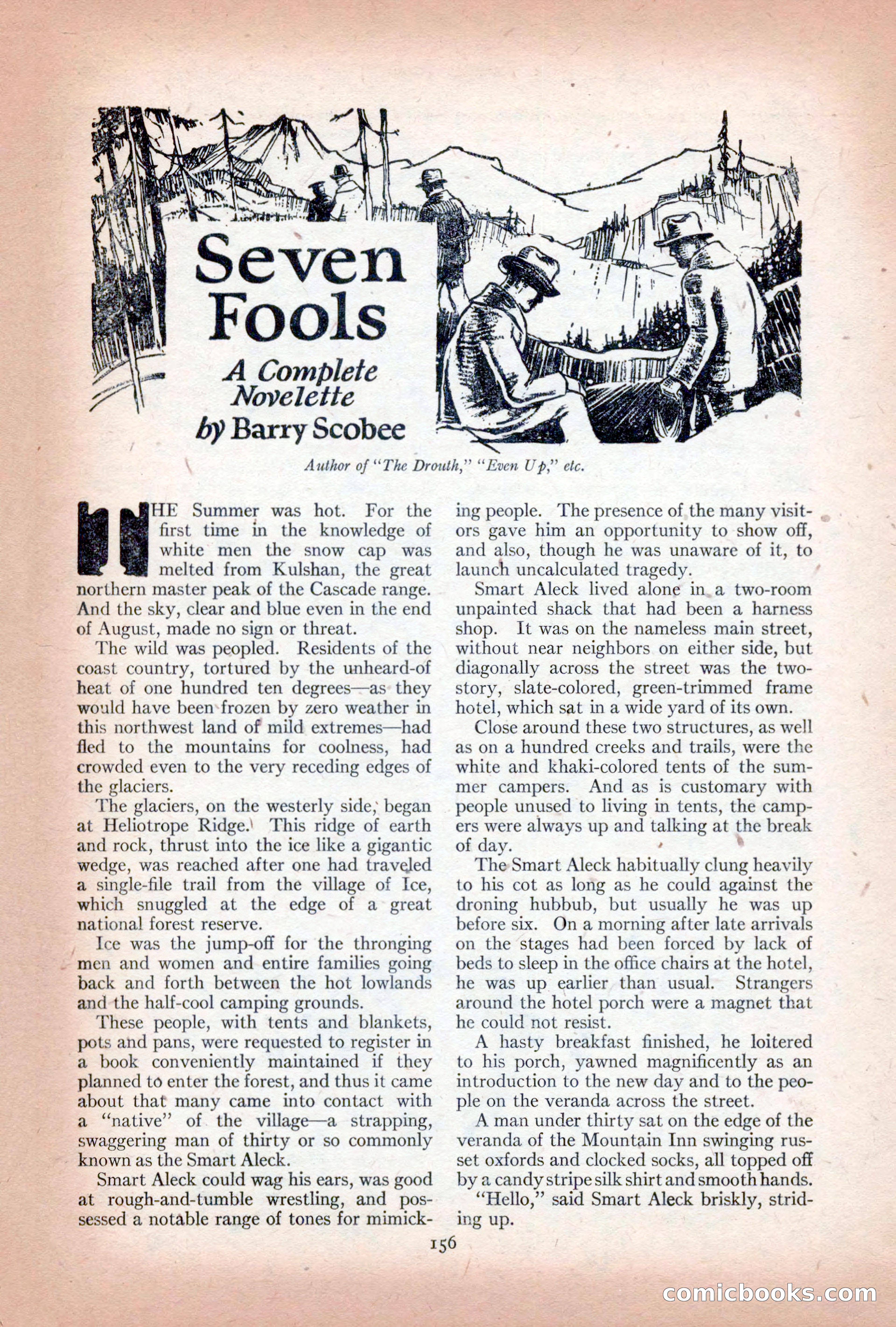 Adventure Magazine Cover, December 10, 1922 — page 162 of 200