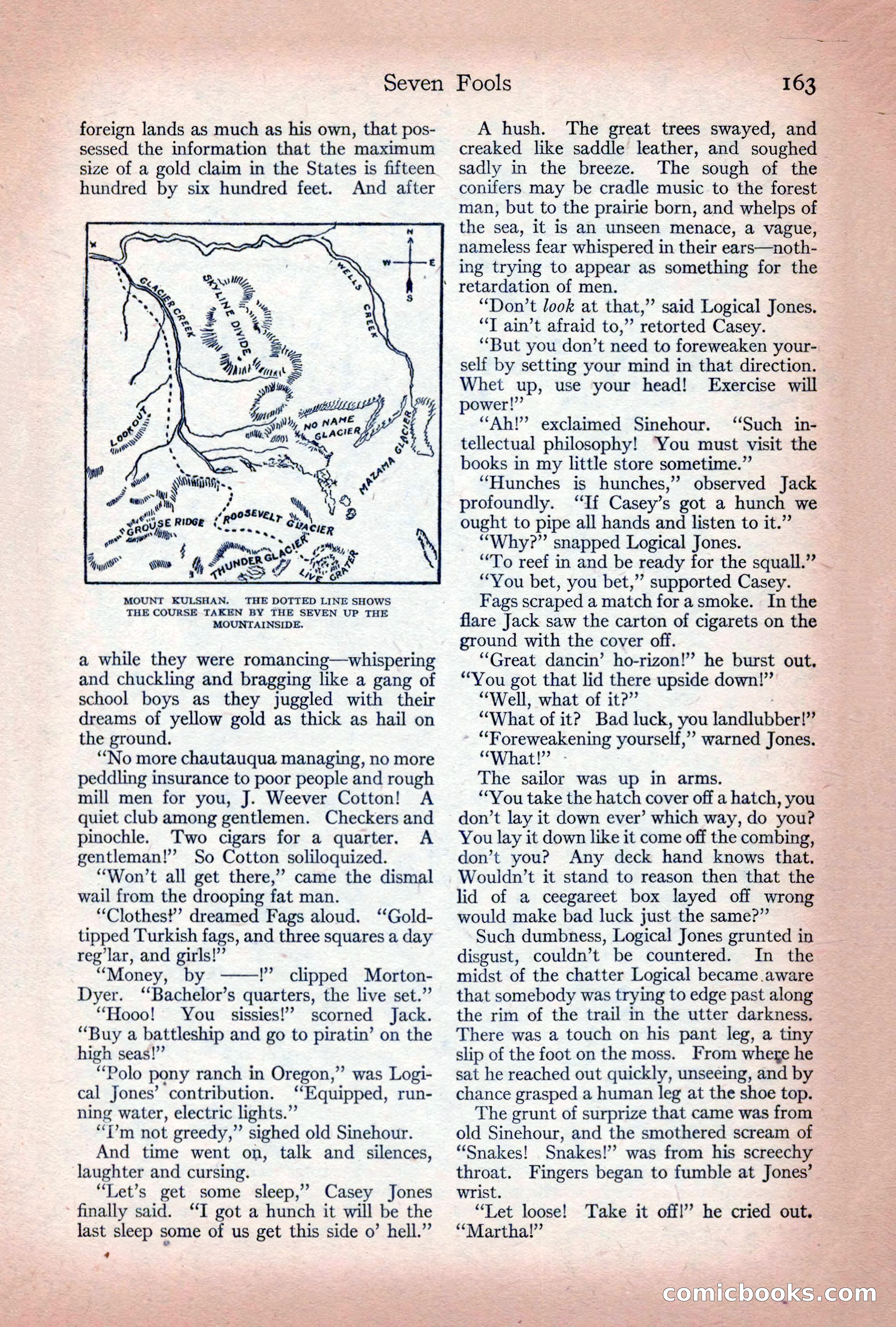 Adventure Magazine Cover, December 10, 1922 — page 169 of 200