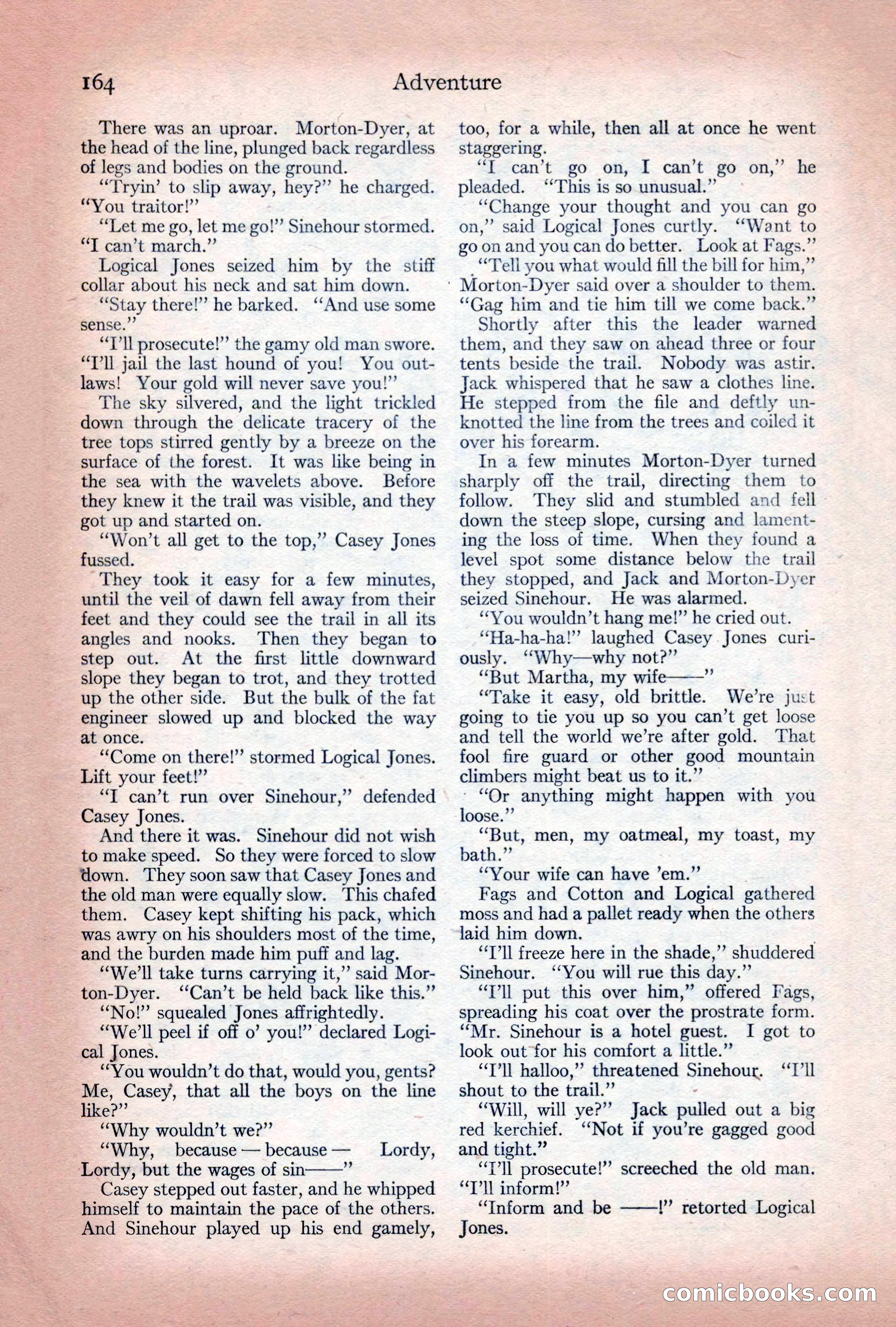 Adventure Magazine Cover, December 10, 1922 — page 170 of 200