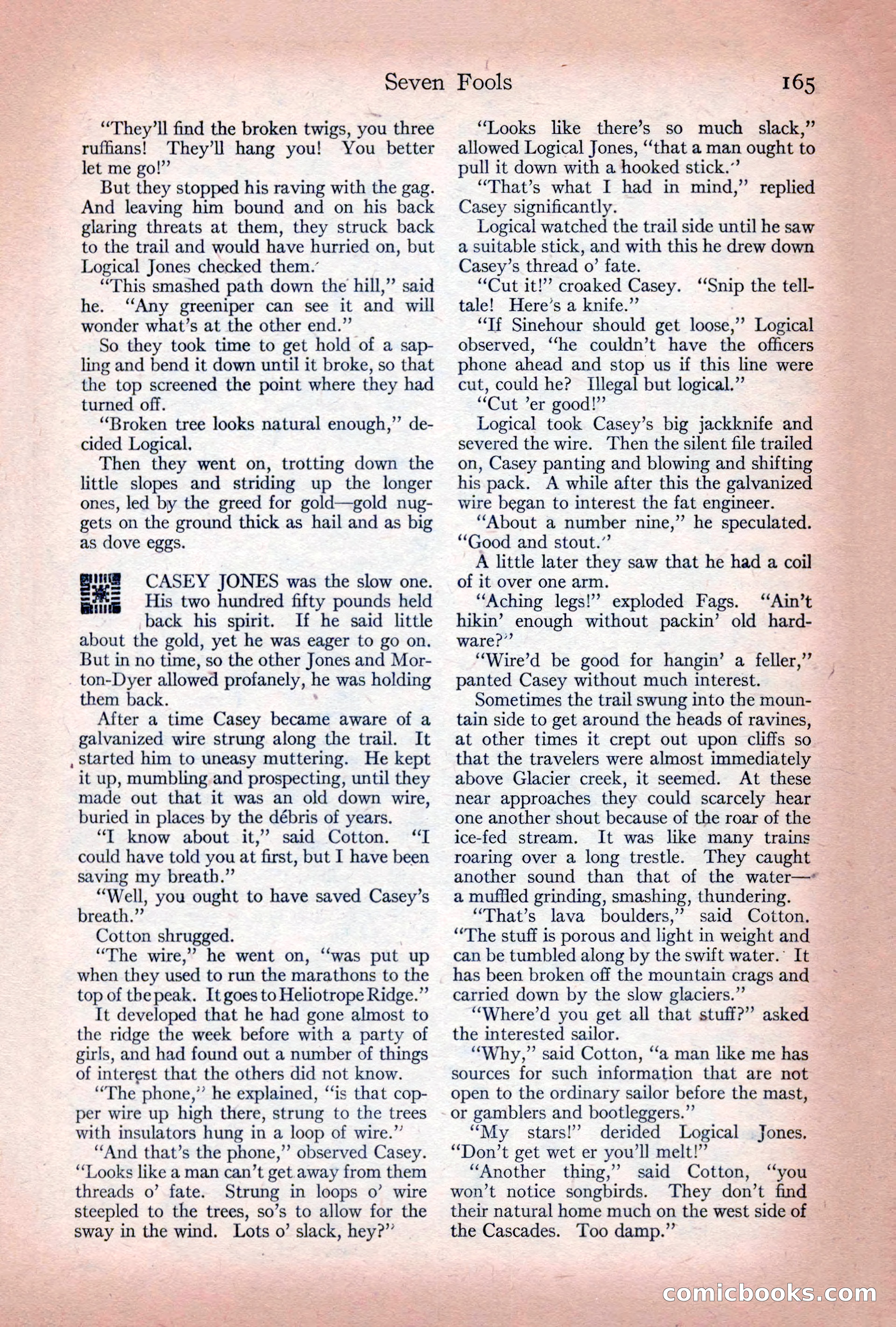 Adventure Magazine Cover, December 10, 1922 — page 171 of 200