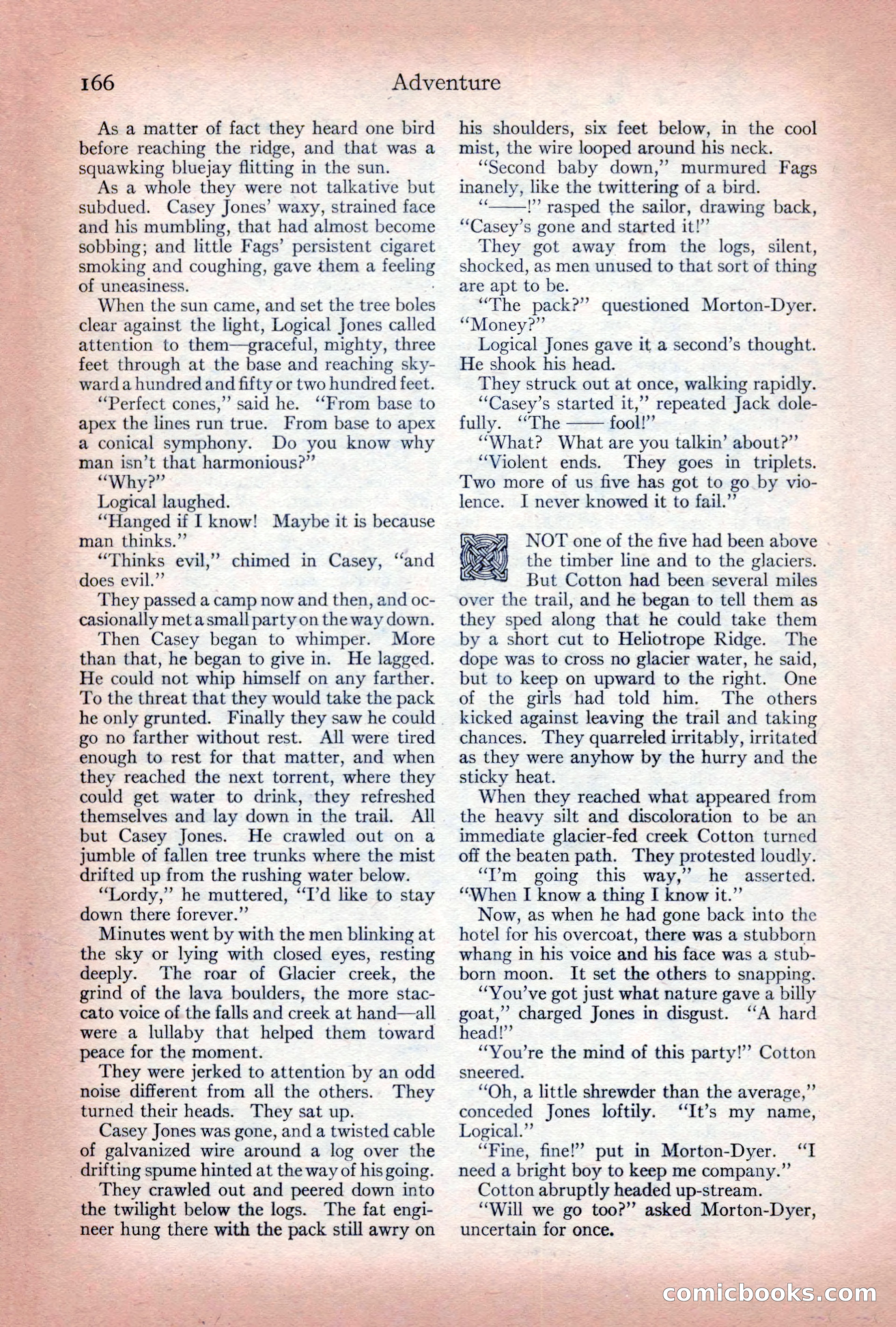 Adventure Magazine Cover, December 10, 1922 — page 172 of 200