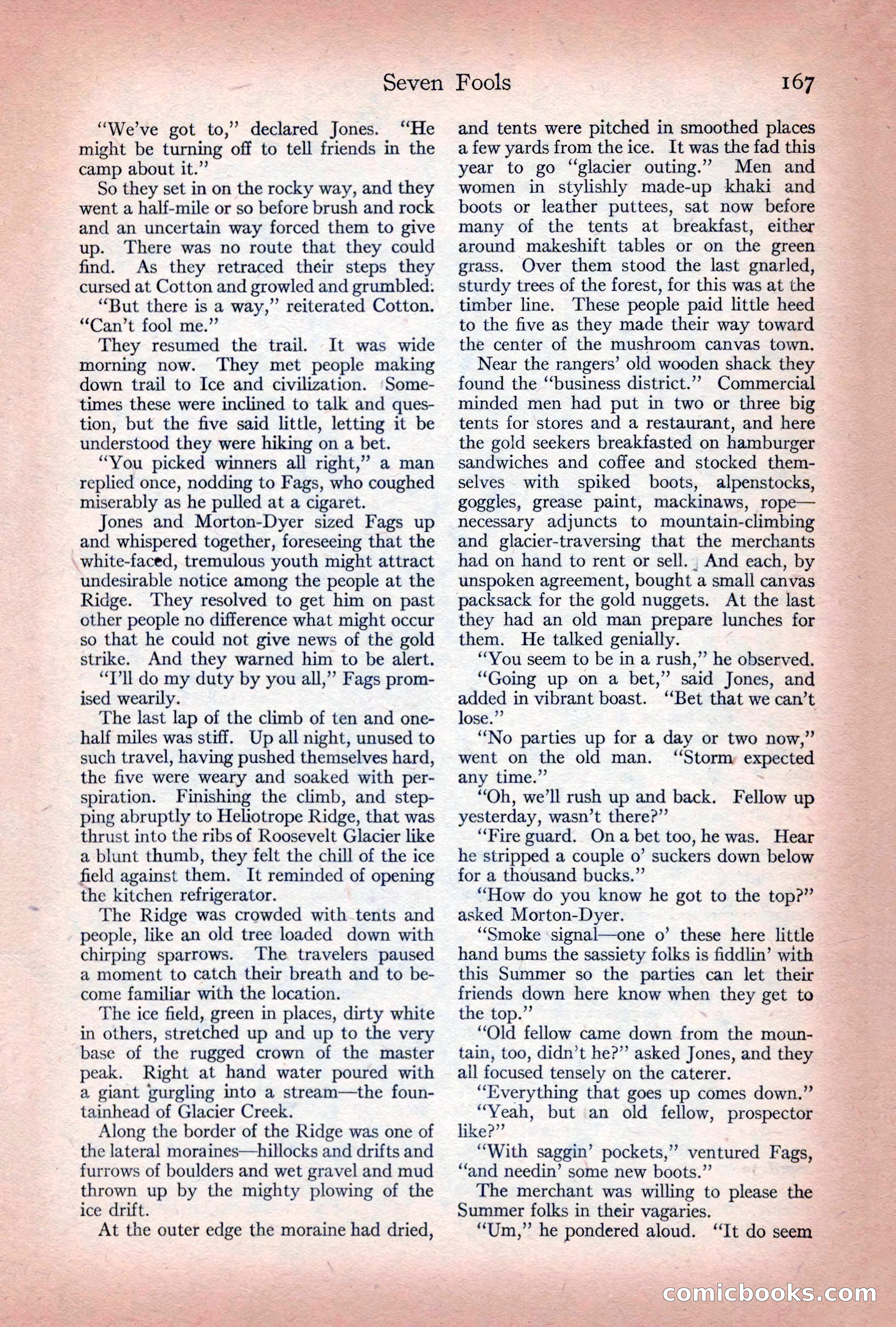 Adventure Magazine Cover, December 10, 1922 — page 173 of 200