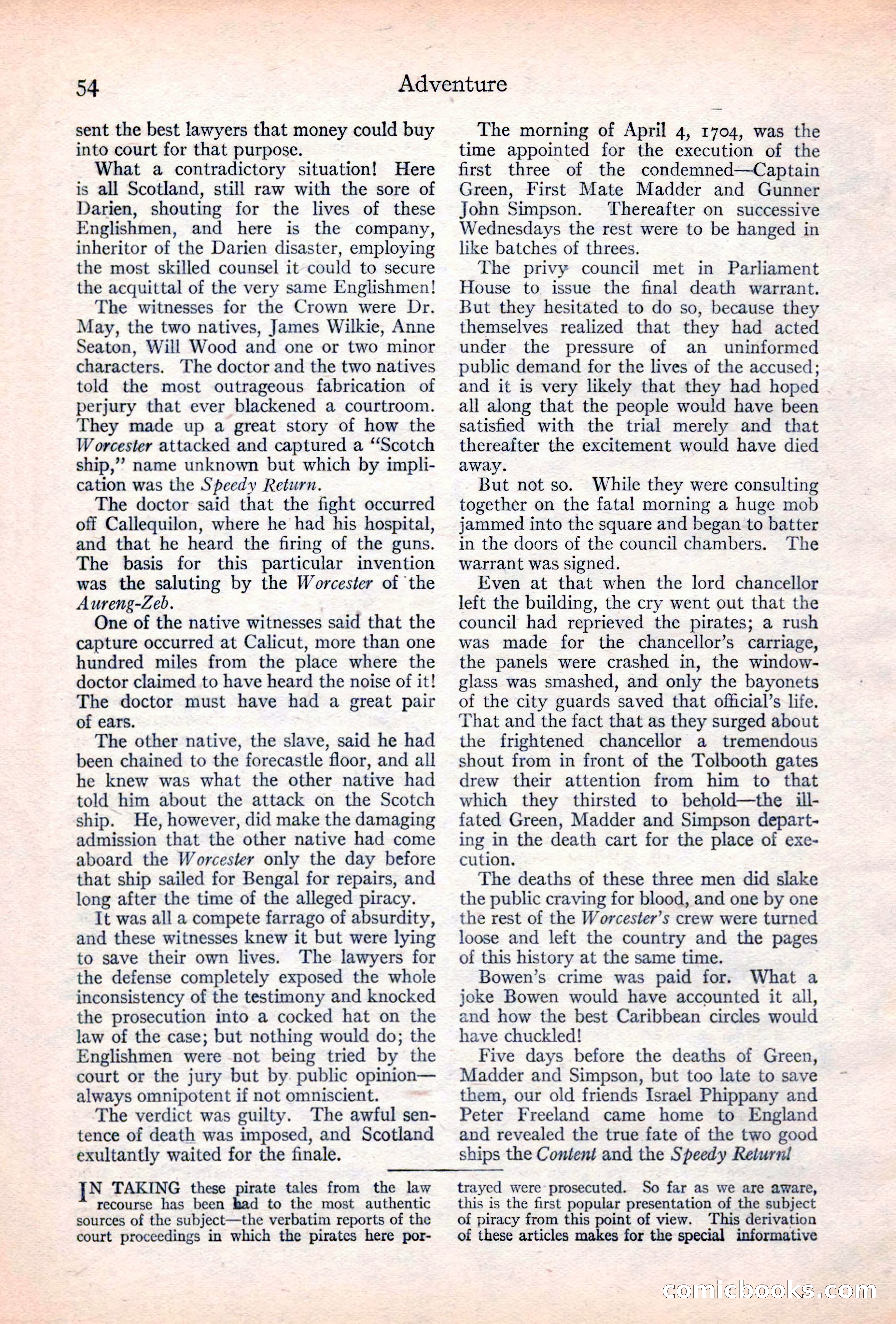 Adventure Magazine Cover — page 56 of 196