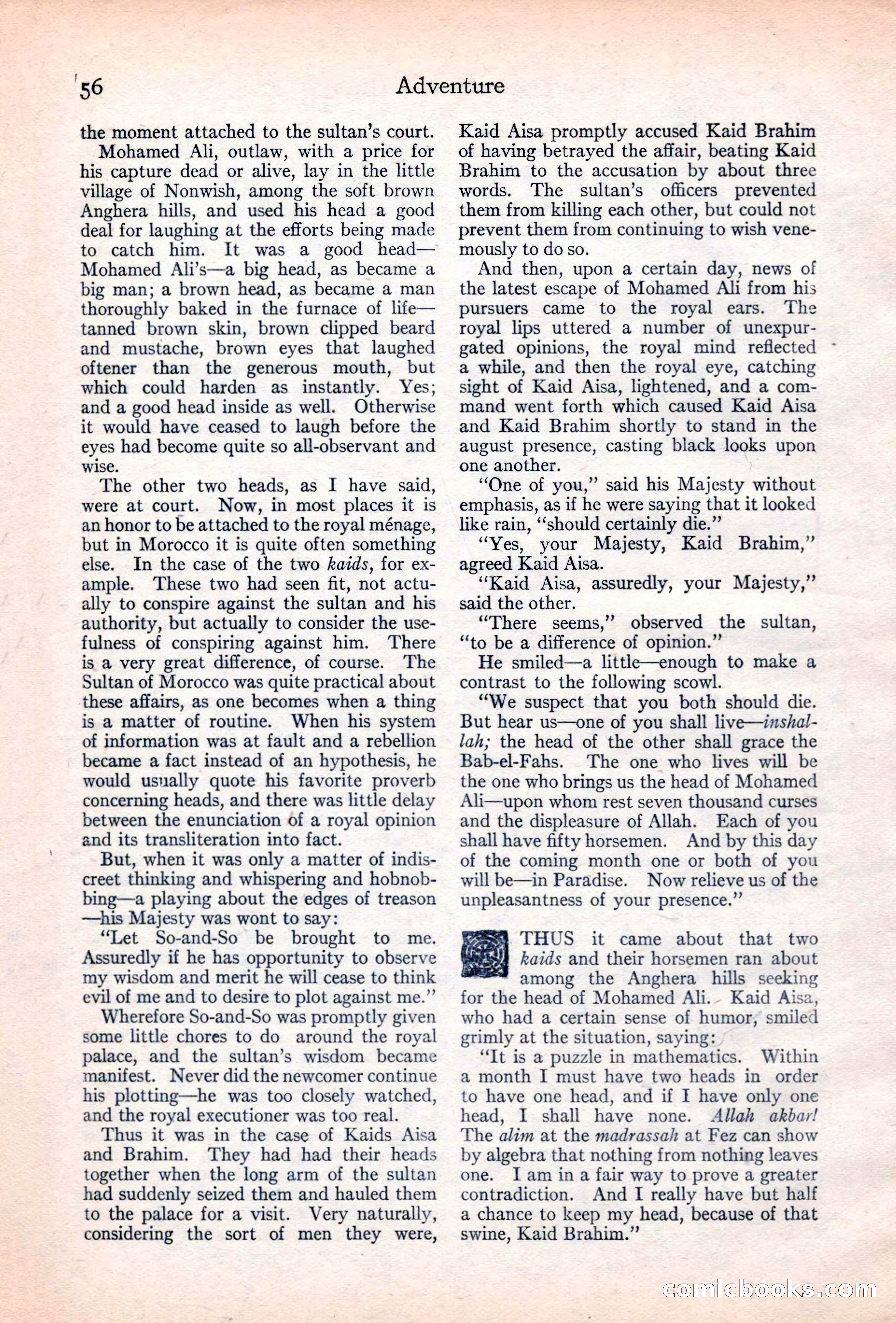 Adventure Magazine Cover — page 58 of 196