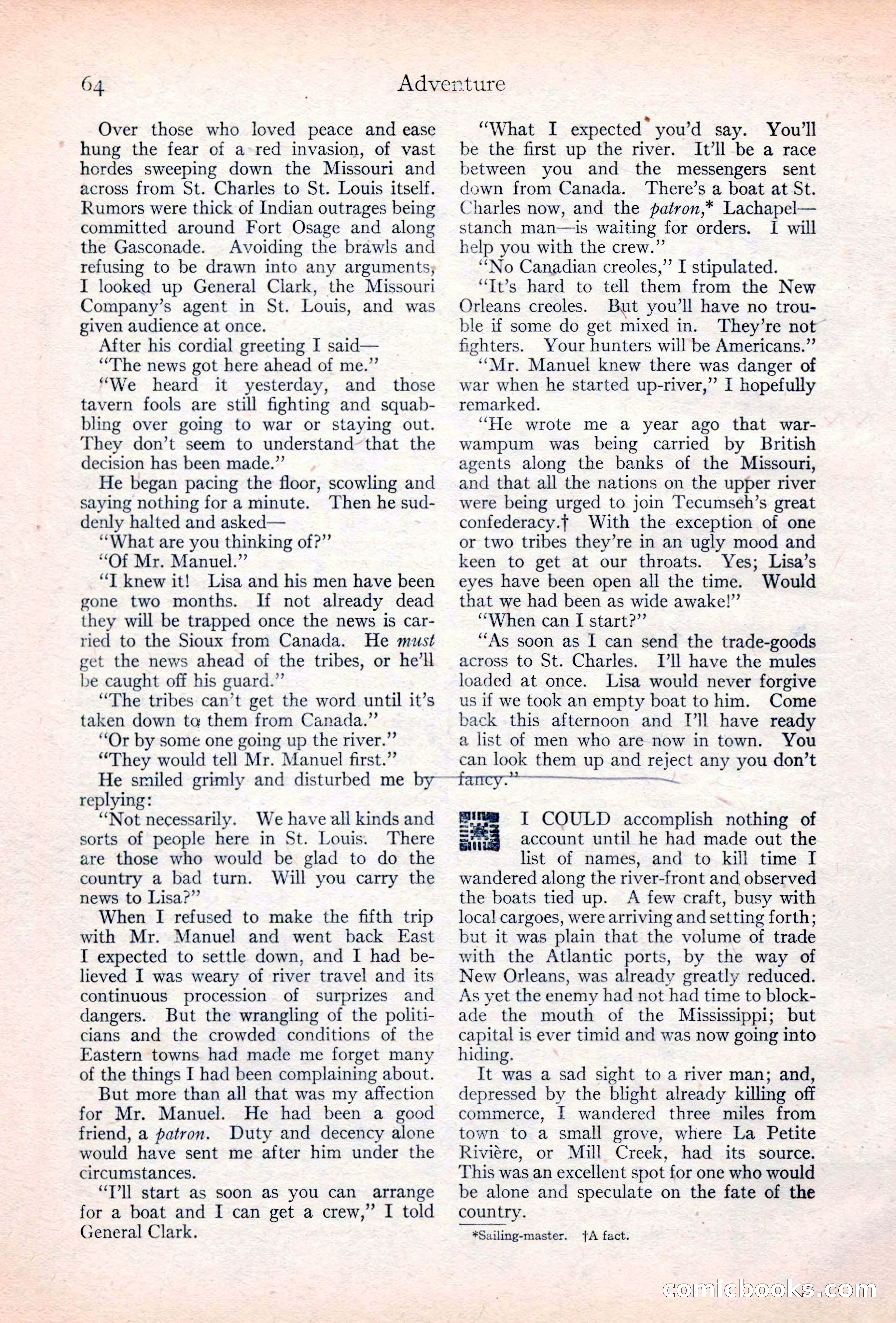 Adventure Magazine Cover — page 66 of 196