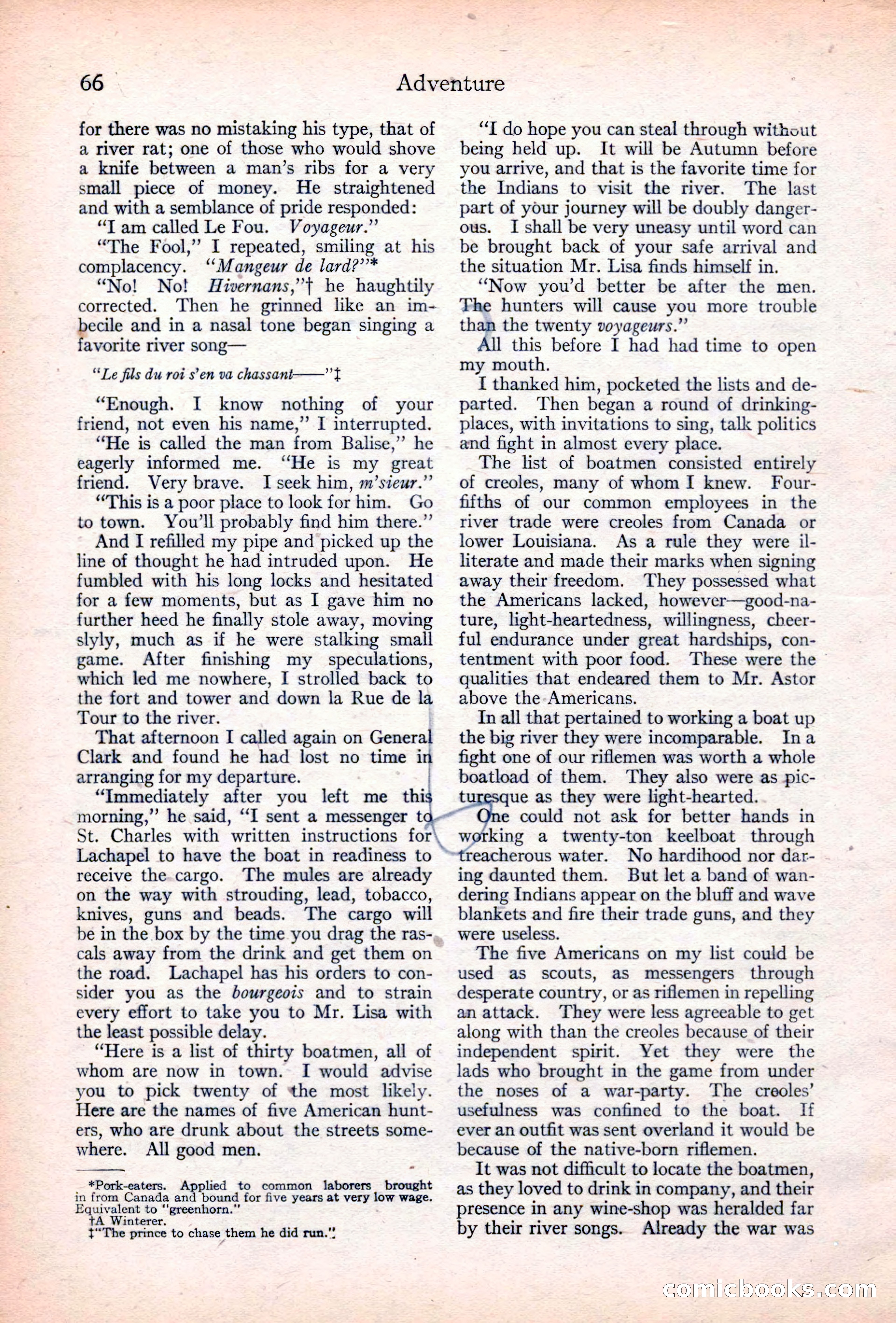 Adventure Magazine Cover — page 68 of 196