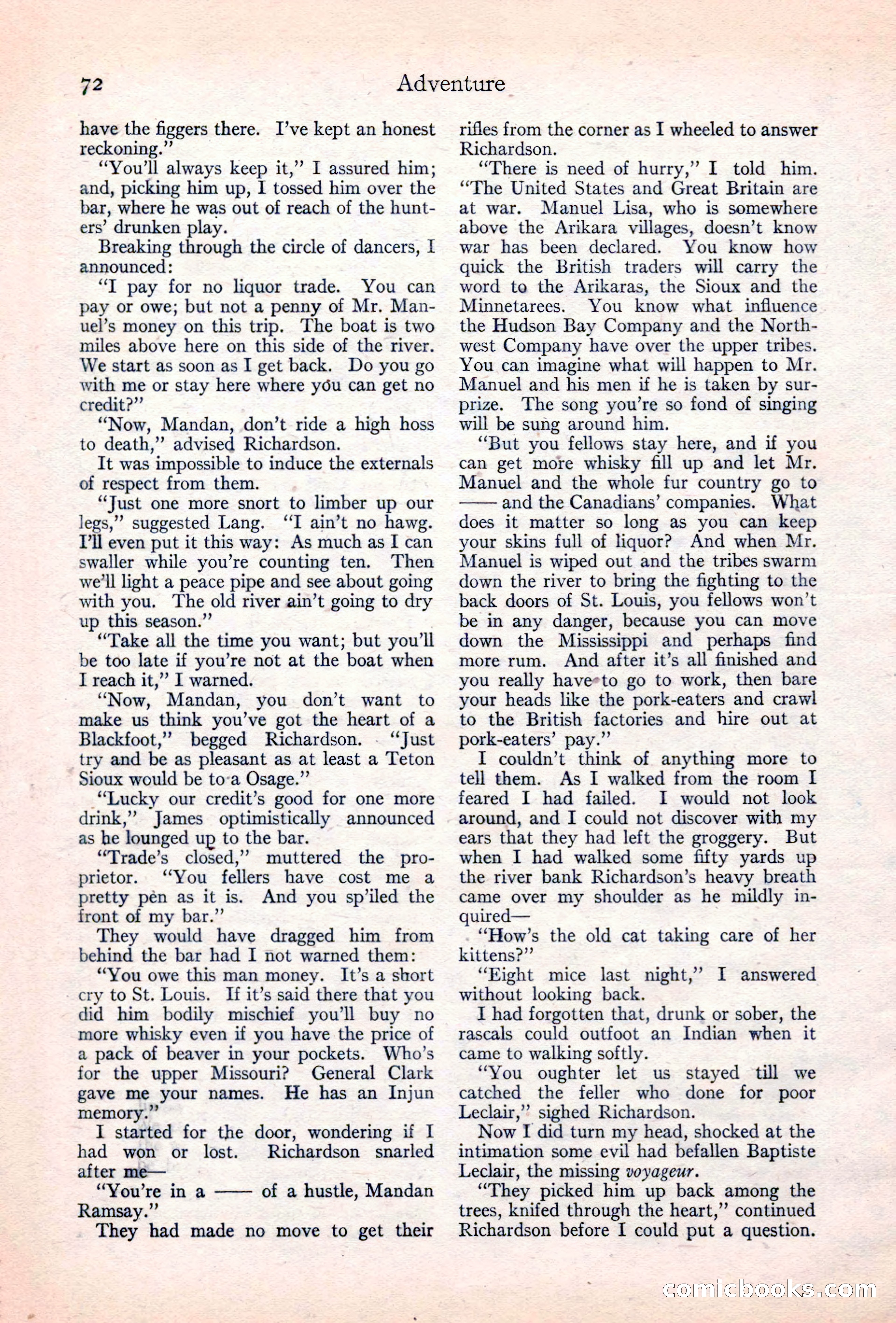 Adventure Magazine Cover — page 74 of 196