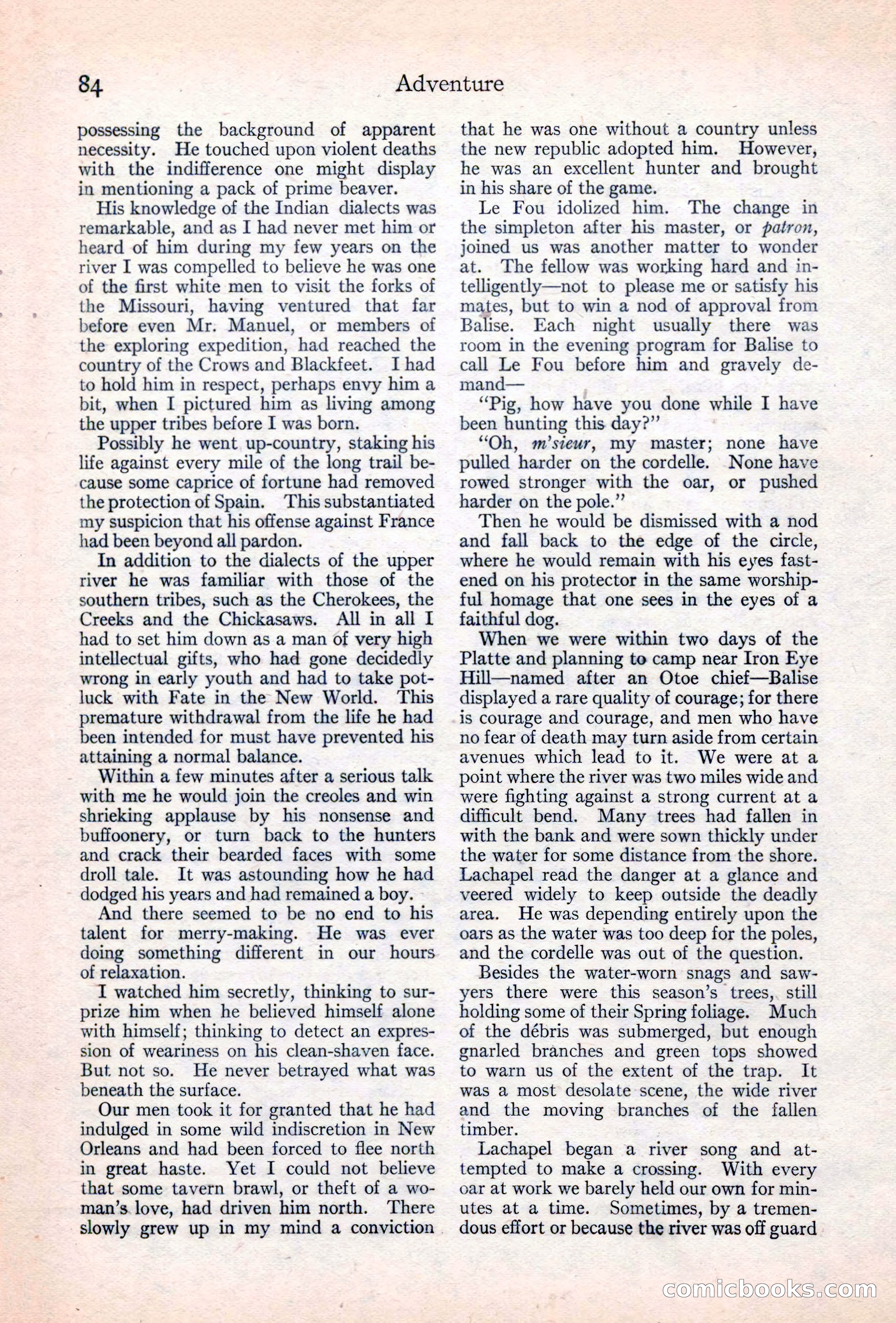 Adventure Magazine Cover — page 86 of 196