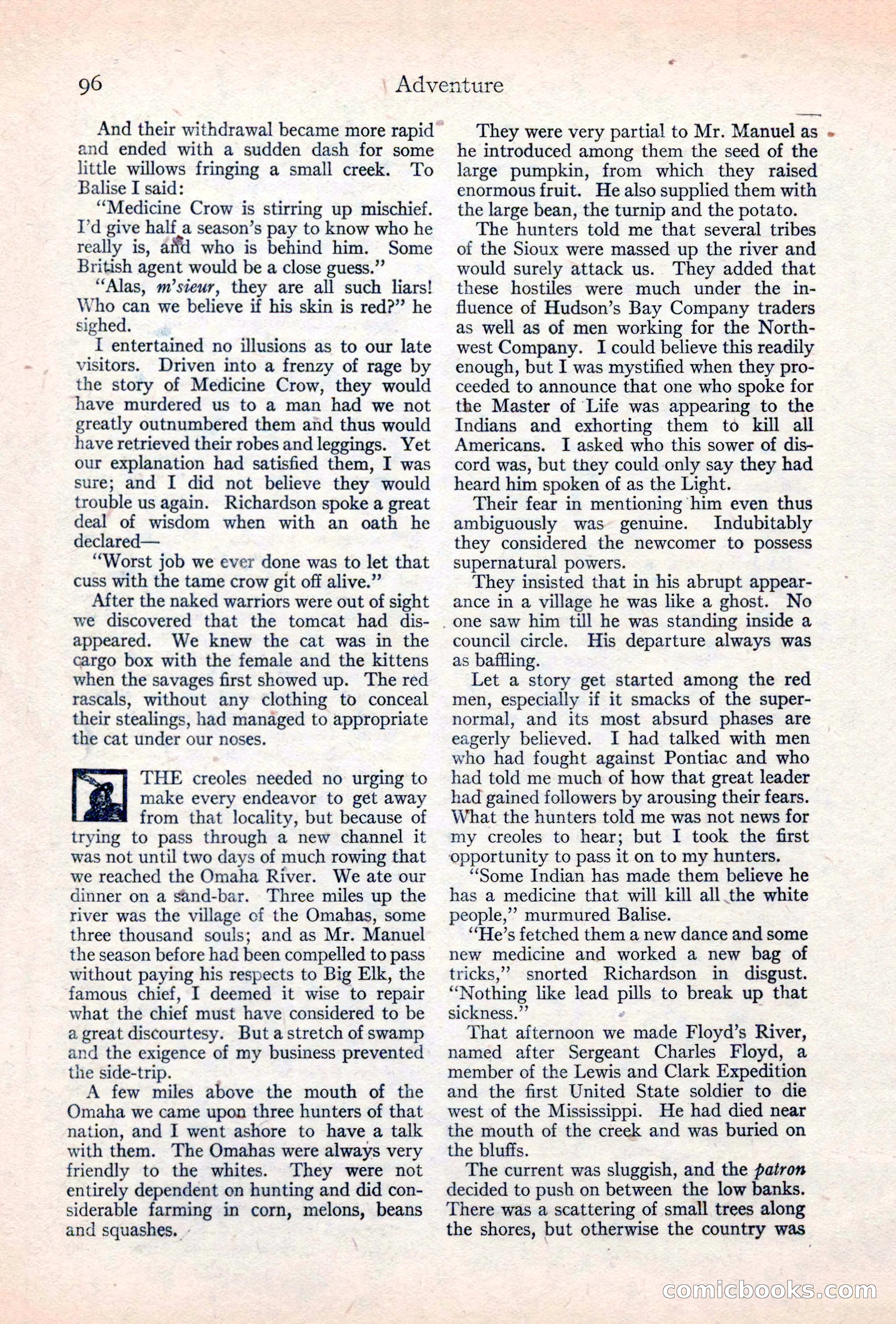 Adventure Magazine Cover — page 98 of 196
