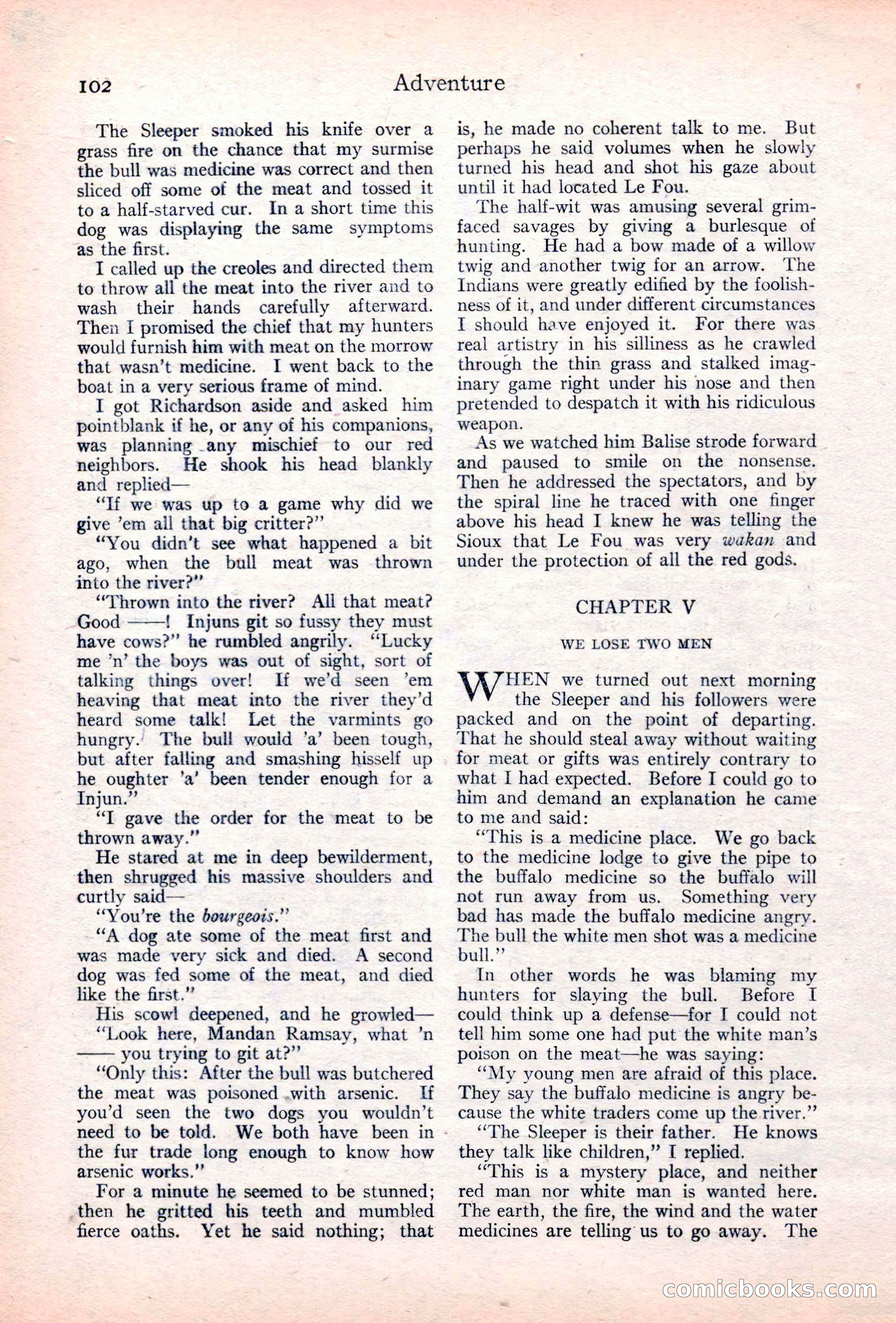 Adventure Magazine Cover — page 104 of 196