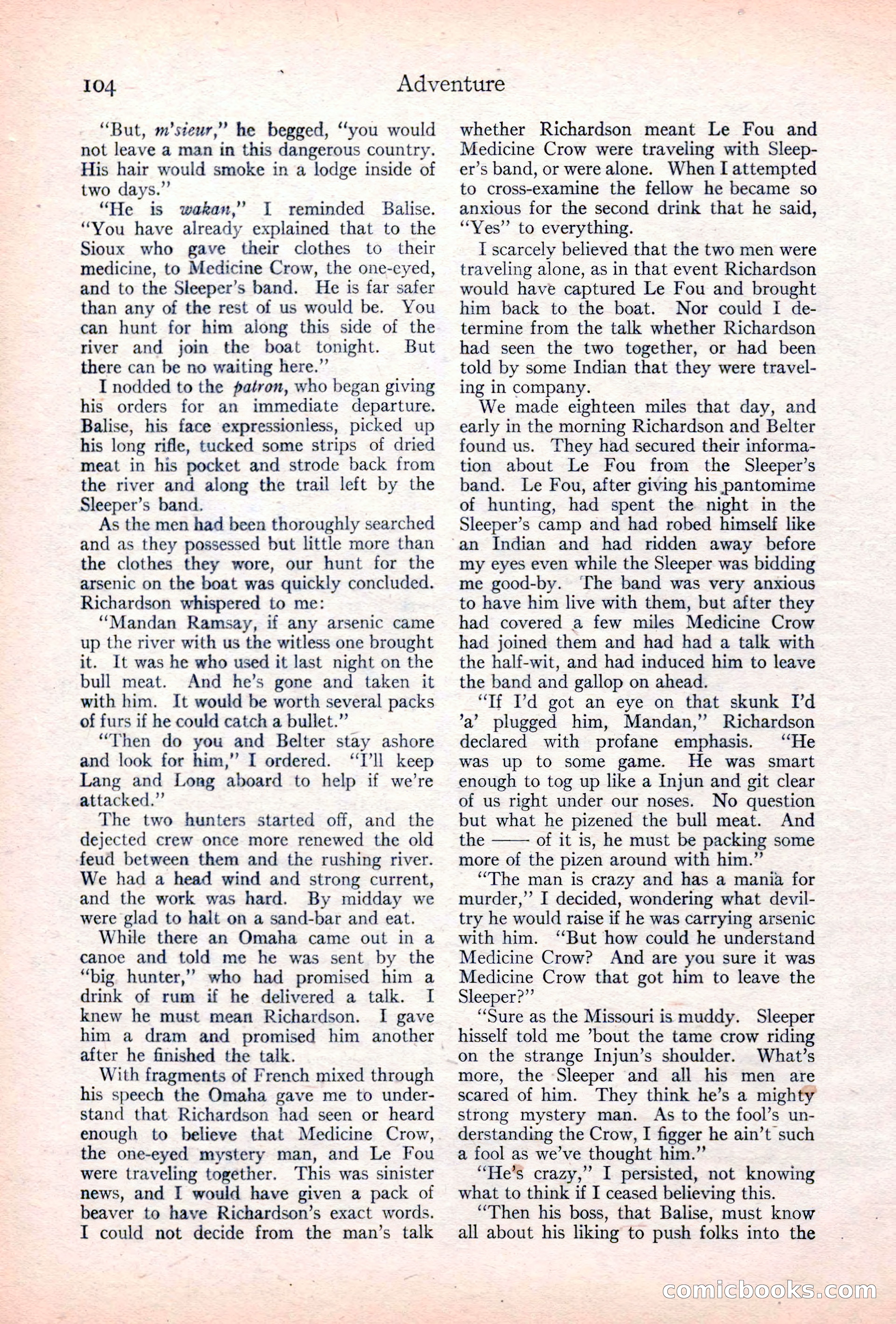Adventure Magazine Cover — page 106 of 196