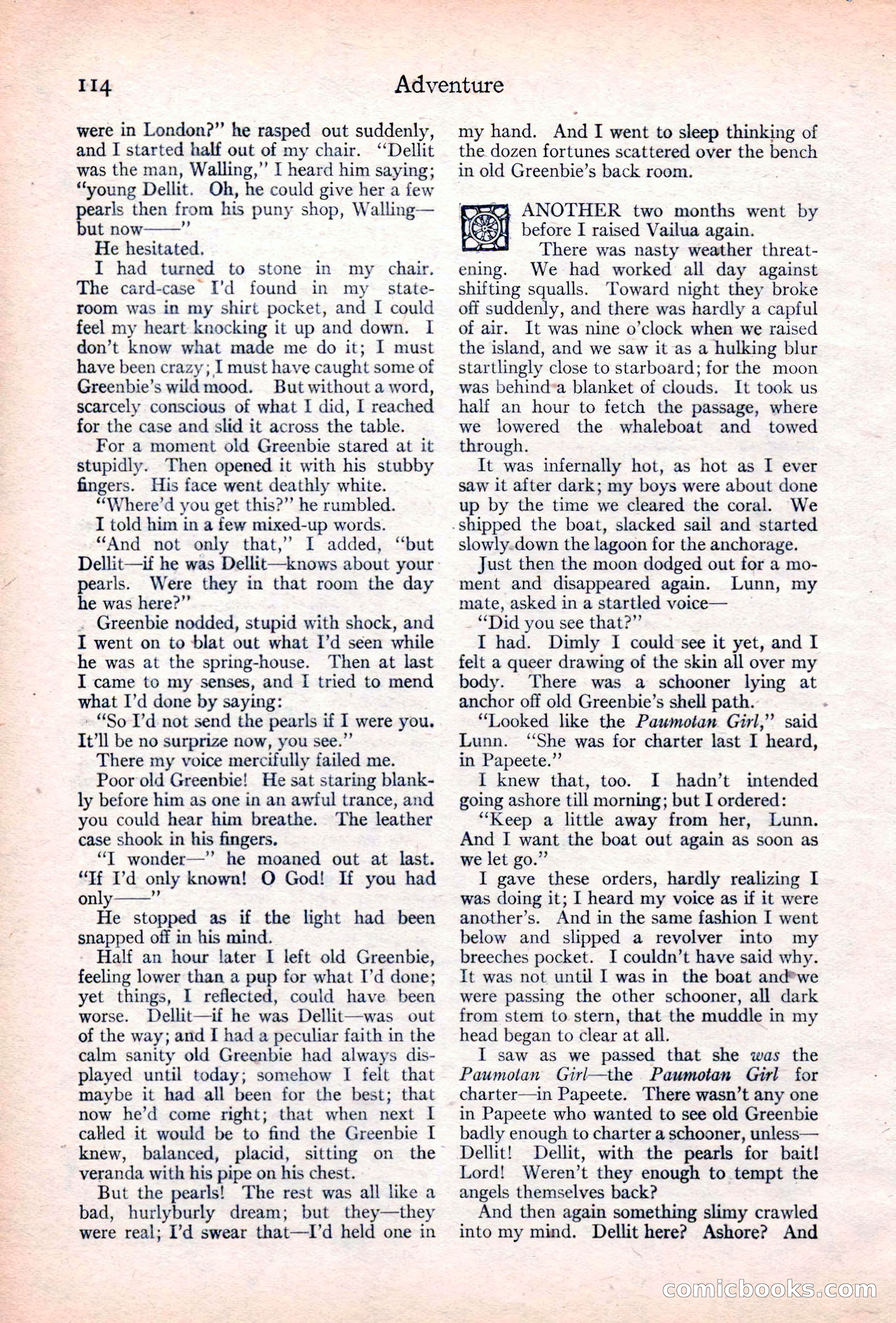 Adventure Magazine Cover — page 116 of 196