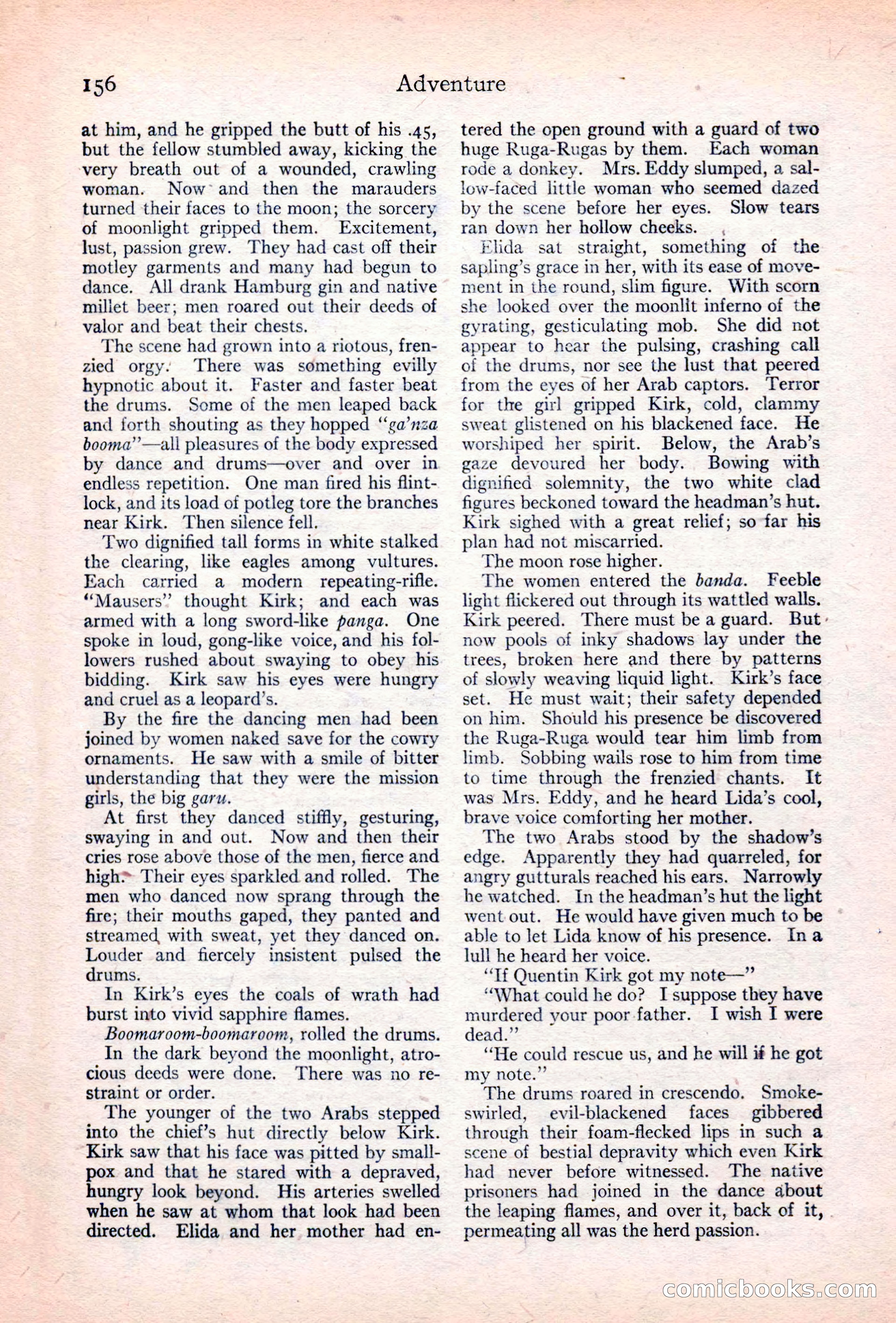 Adventure Magazine Cover — page 158 of 196
