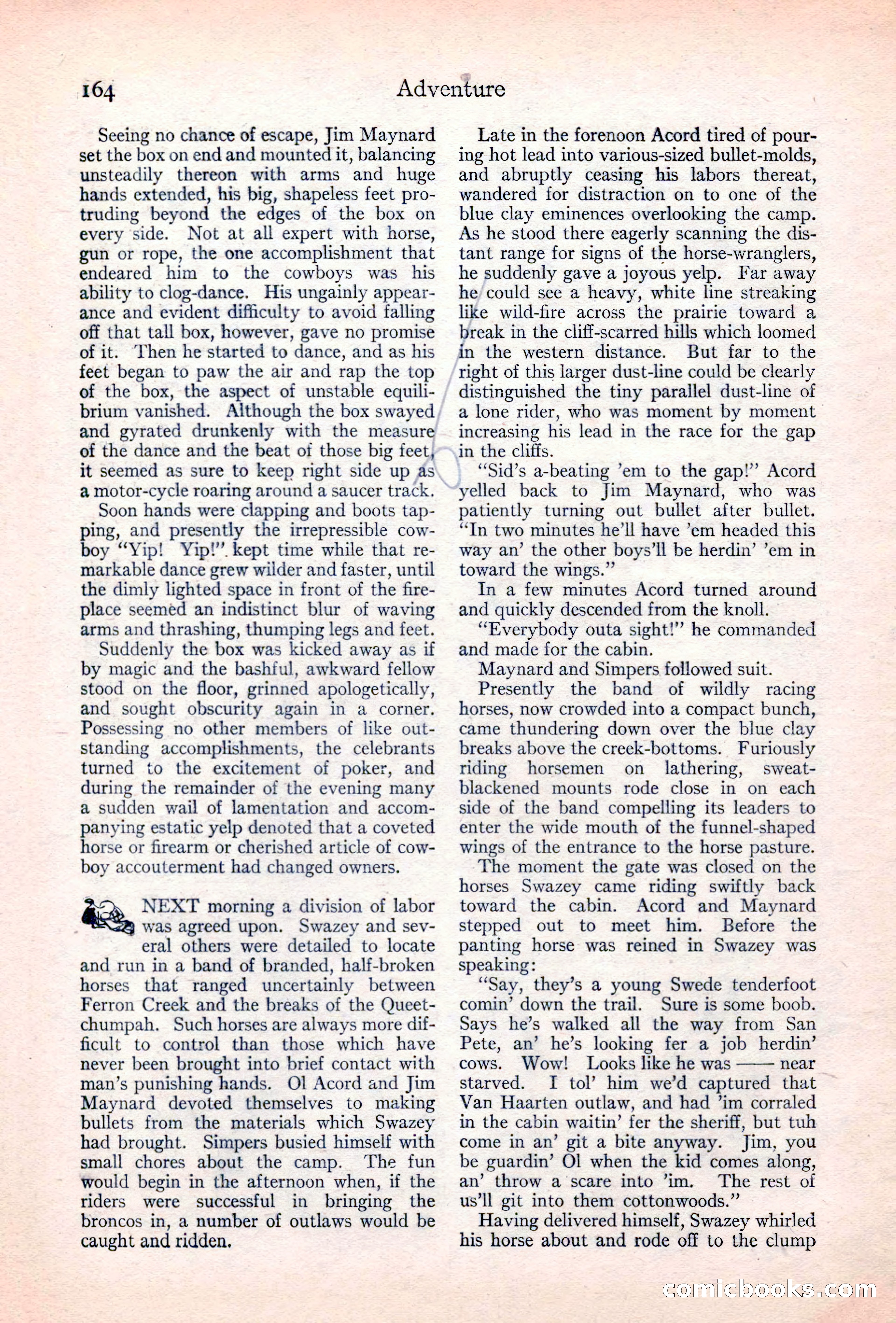 Adventure Magazine Cover — page 166 of 196