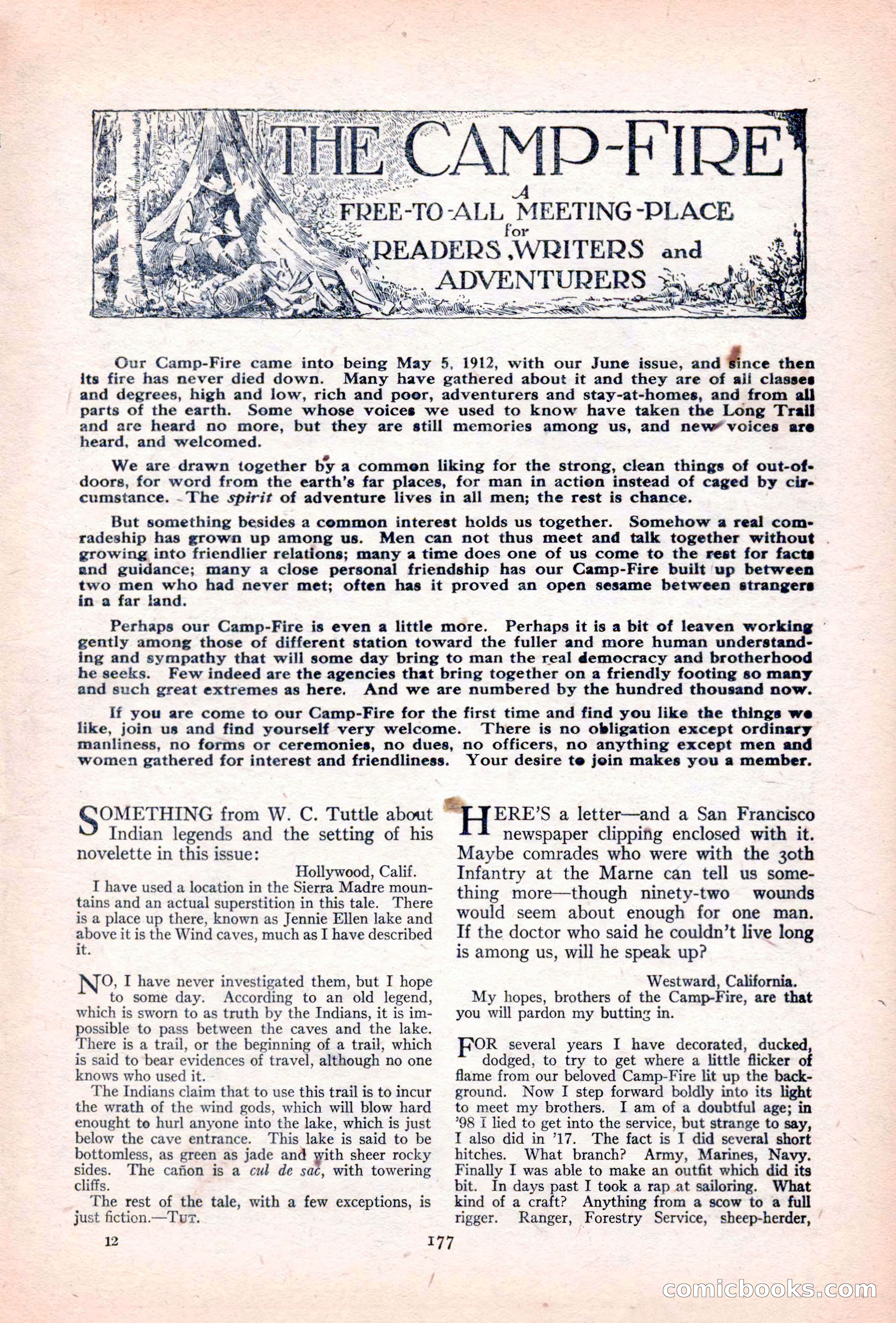 Adventure Magazine Cover — page 179 of 196