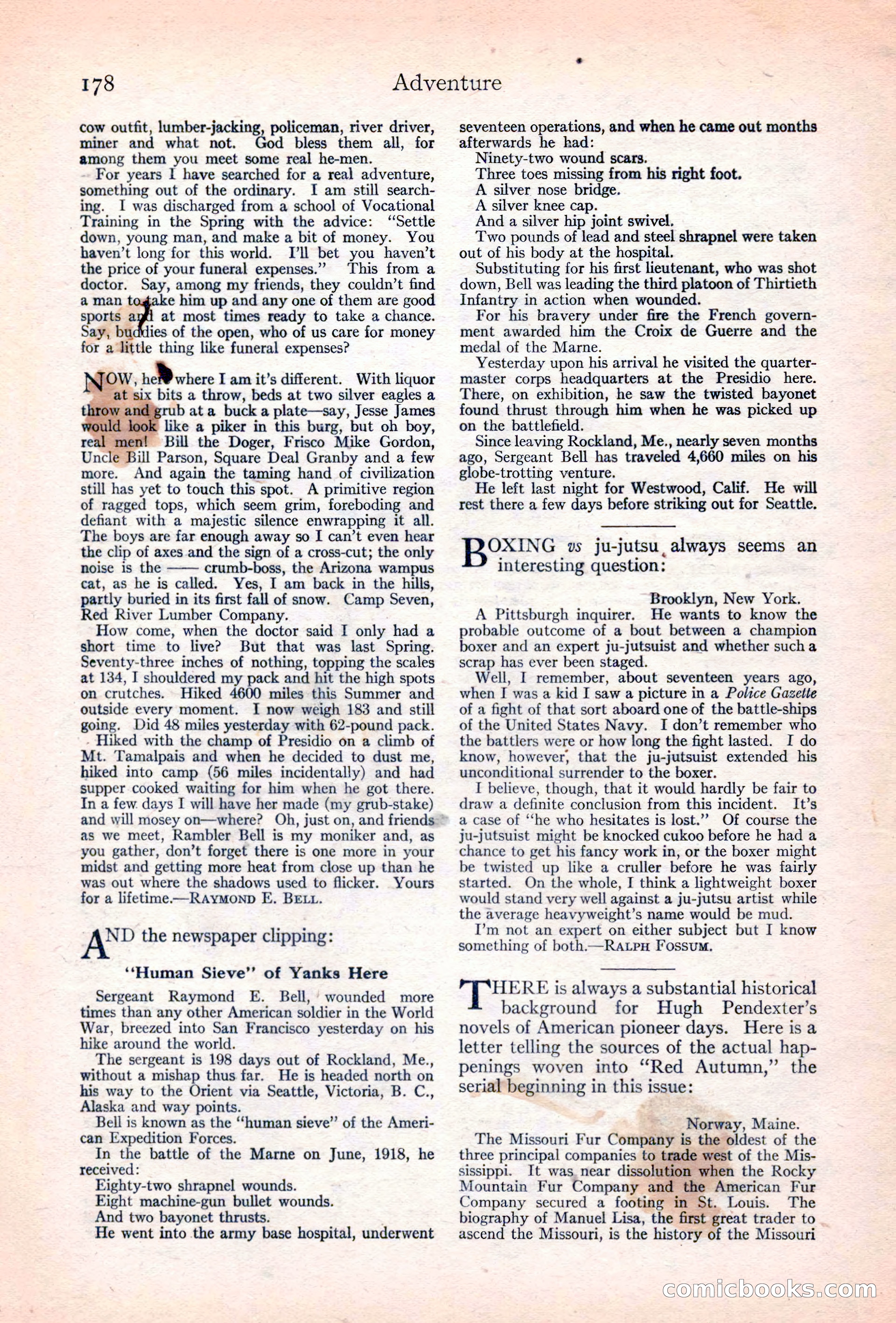 Adventure Magazine Cover — page 180 of 196