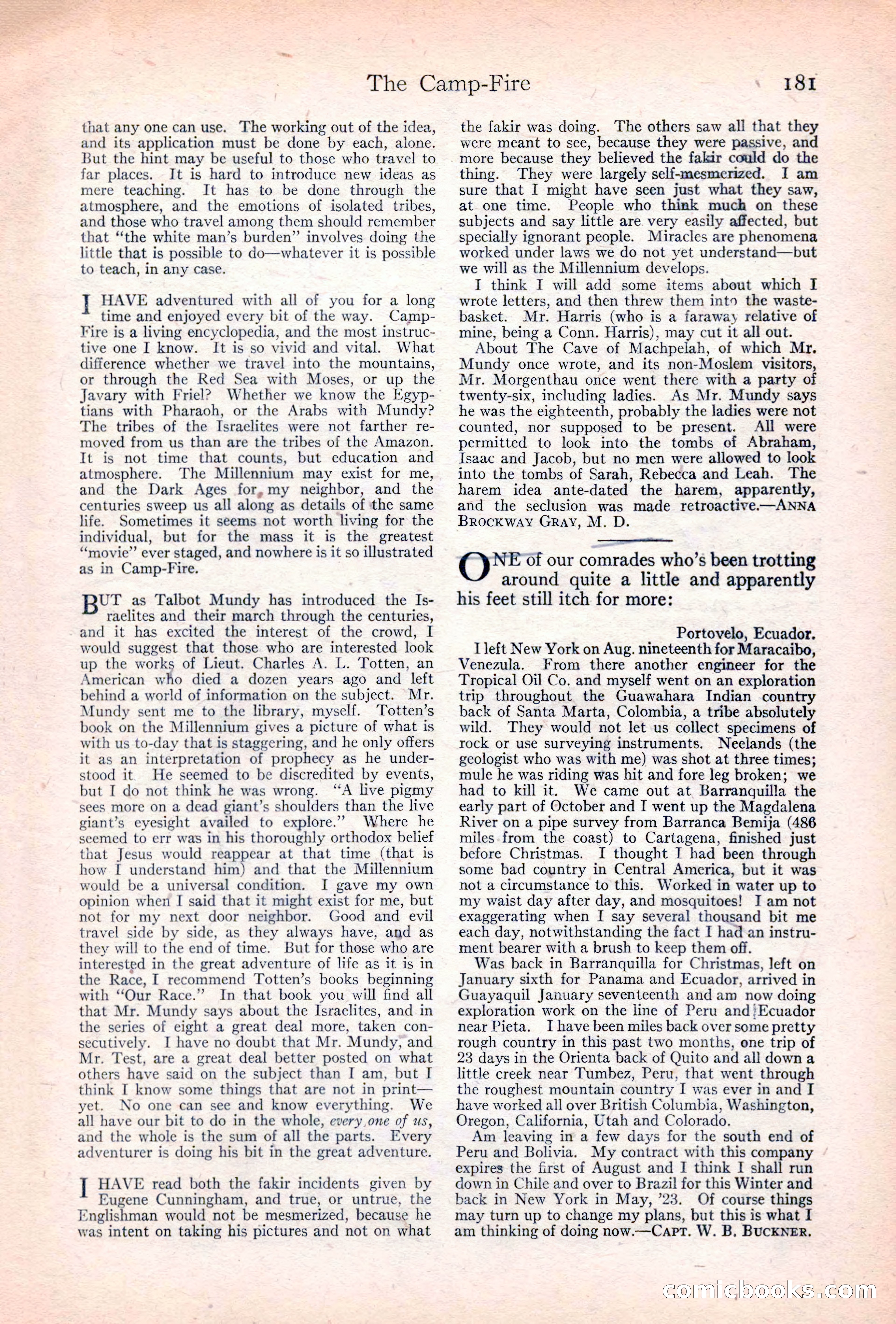 Adventure Magazine Cover — page 183 of 196