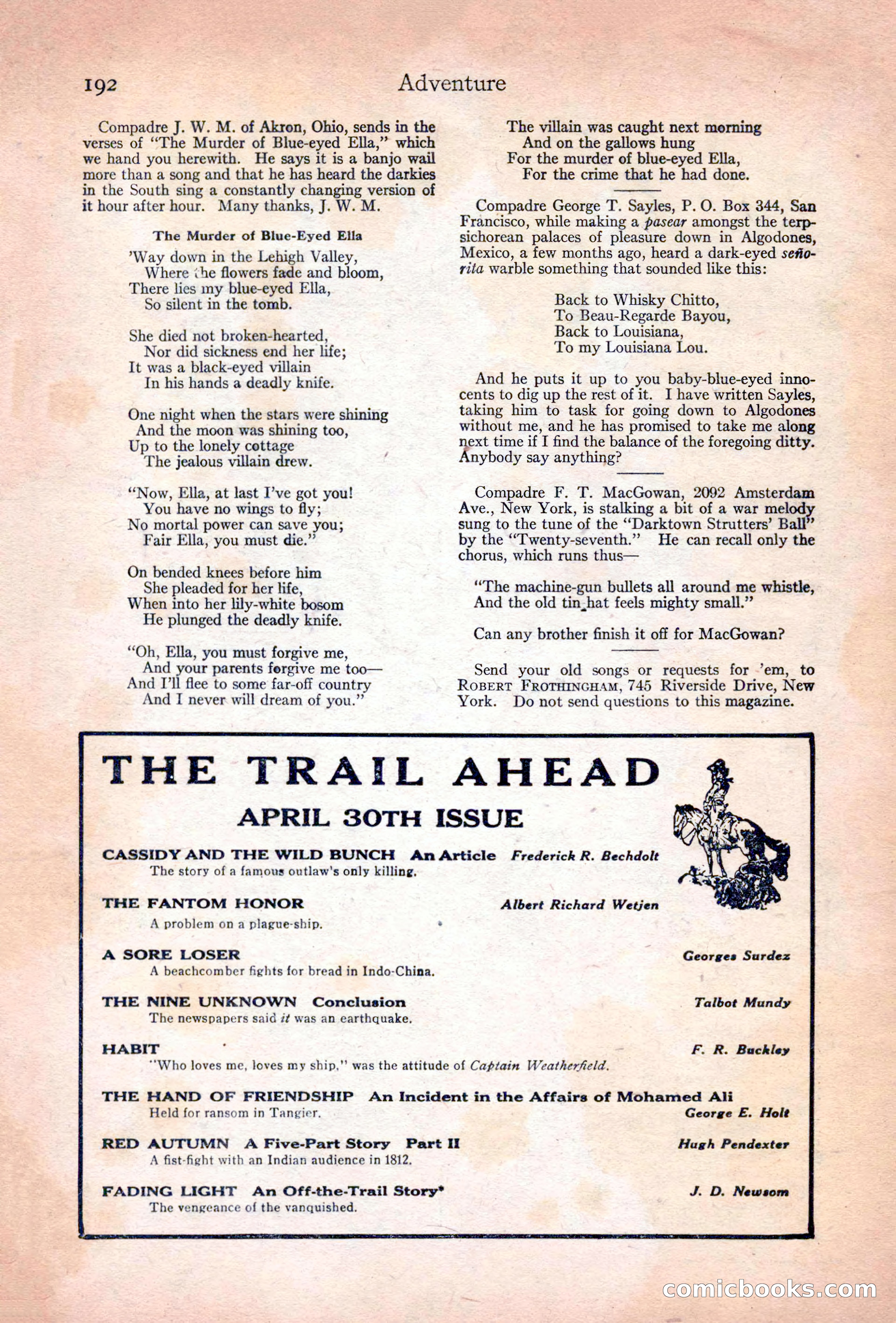 Adventure Magazine Cover — page 194 of 196